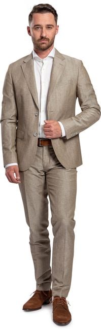 Suitable Kostuum Strato Wol Blend Beige SPE201028TO21ST-820 online bestellen Suitable