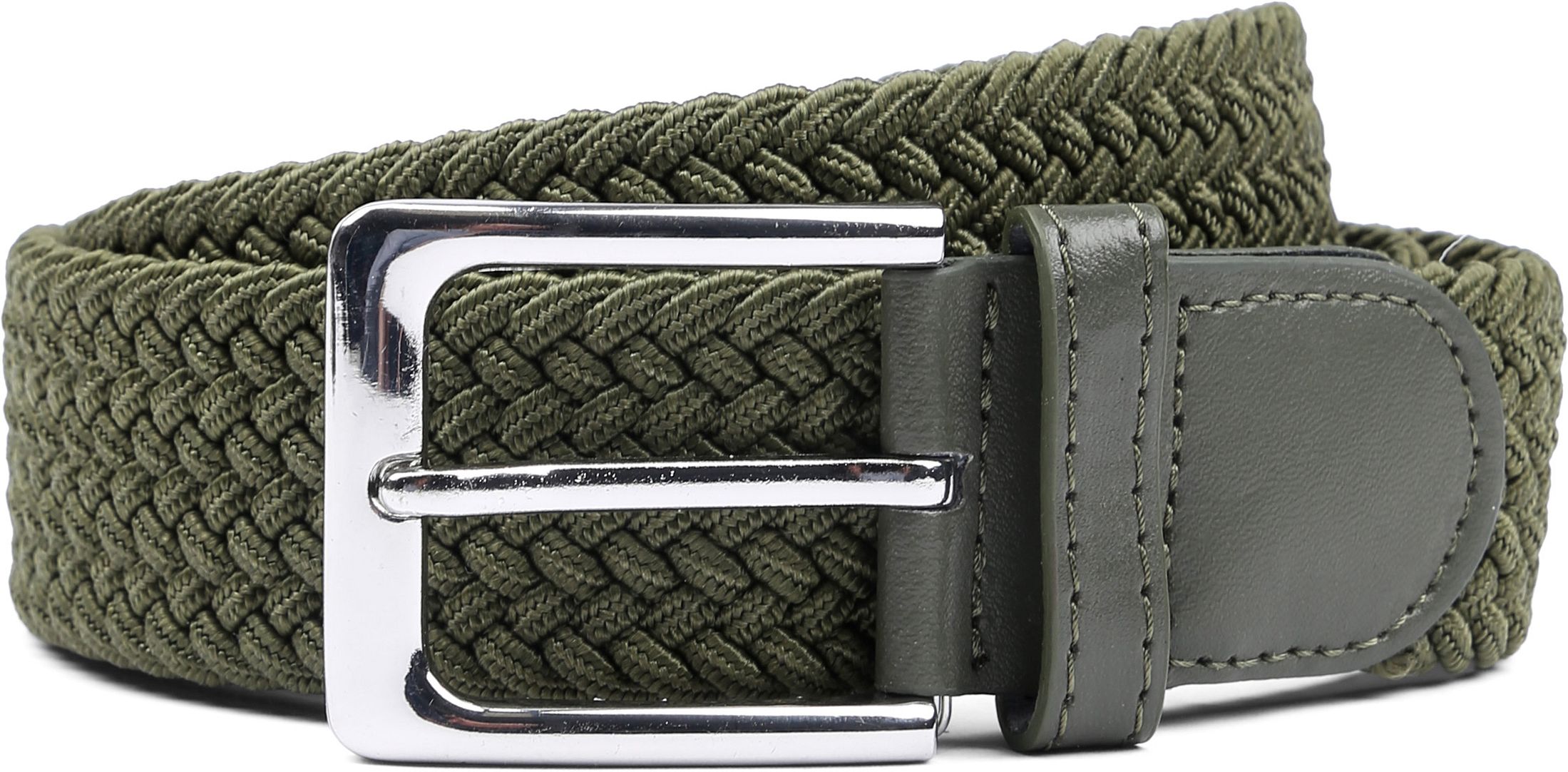 Woven Belt Army Green Riem Elastisch Safari