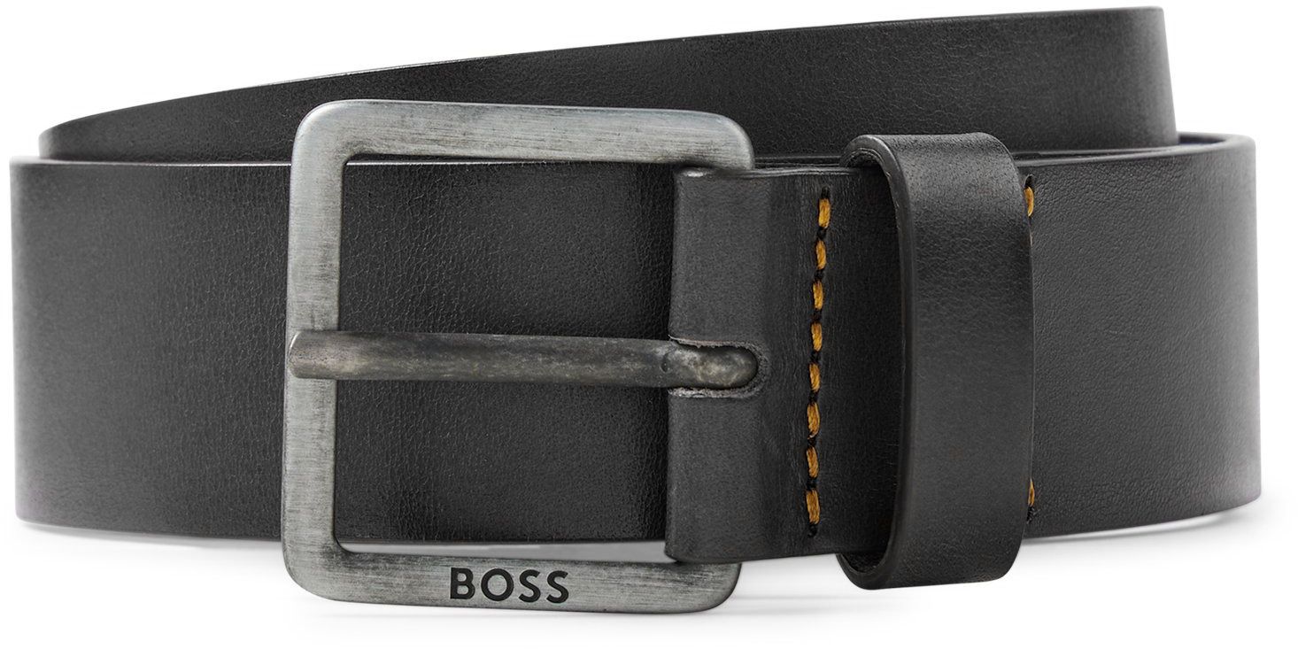 Hugo Boss Belt Leather  Black size 33.5