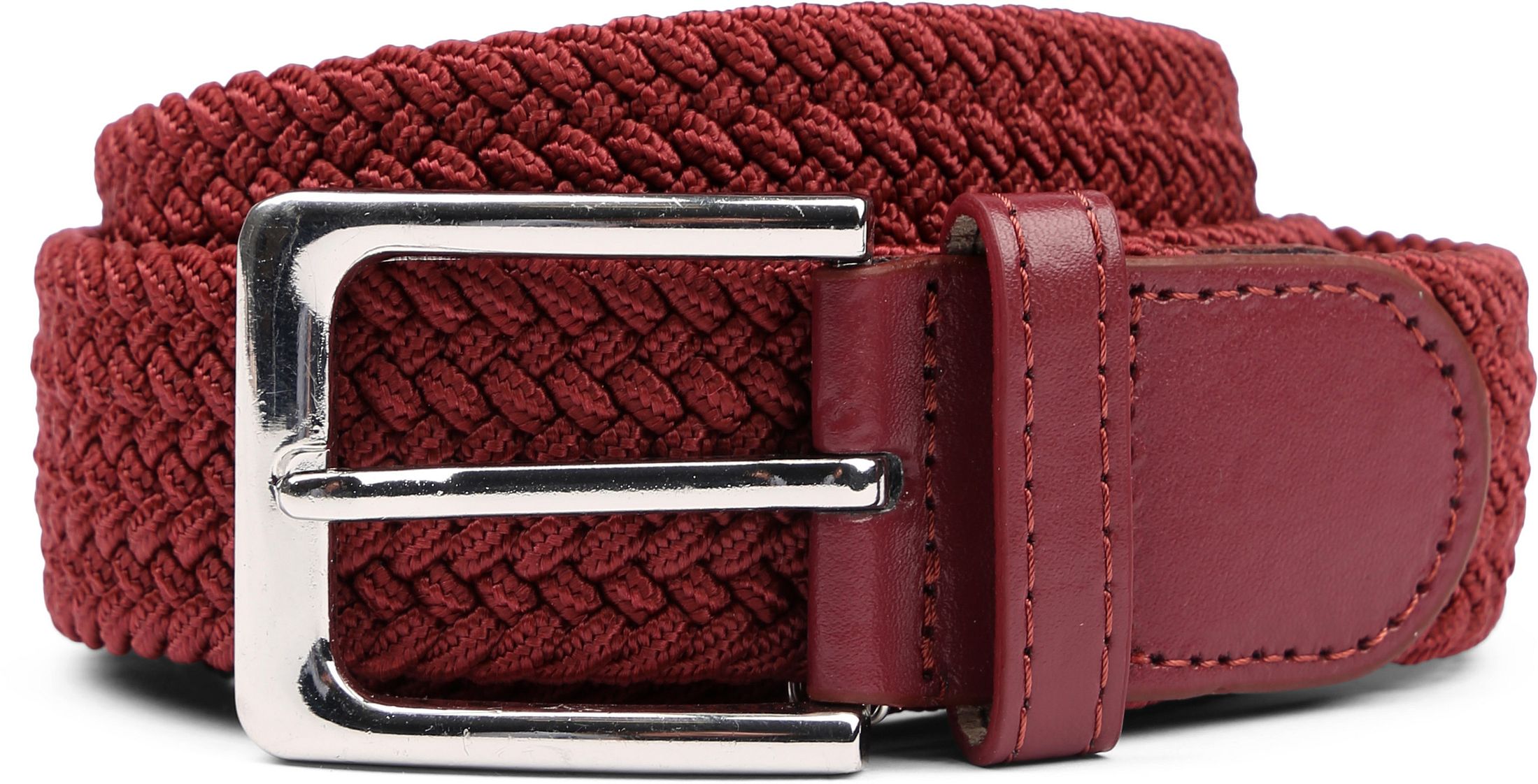 Suitable Geflochtener Gürtel Bordeaux Riem Elastiek Bordeaux kaufen | Suitable