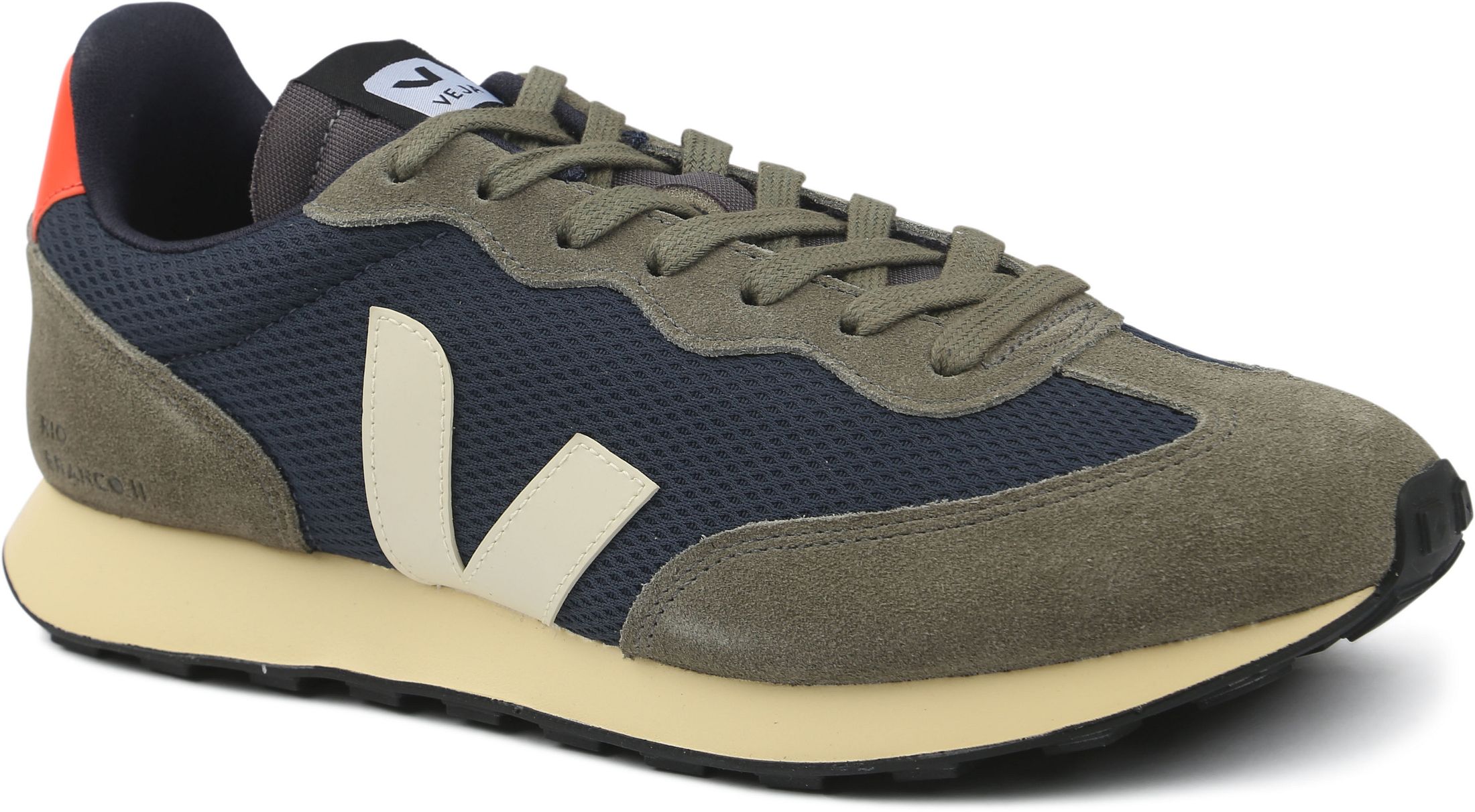 Veja Baskets Rio Branco Vert Bleu RO1820822-Orange Fluo commander en ligne | Suitable