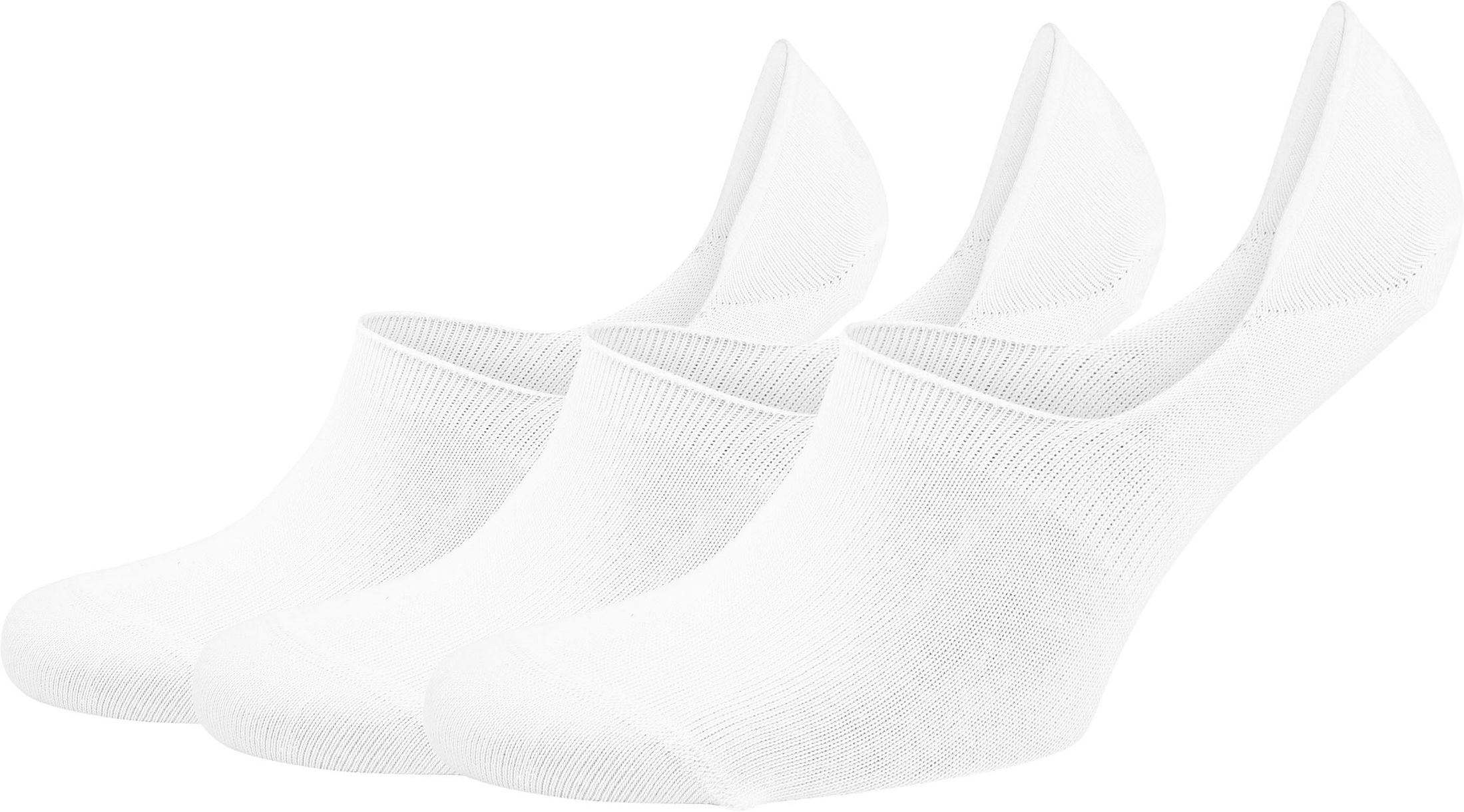 Suitable Füßlinge/ Sneaker Socken 3er-Pack Weiß No-Show 3 pack White kaufen | Suitable
