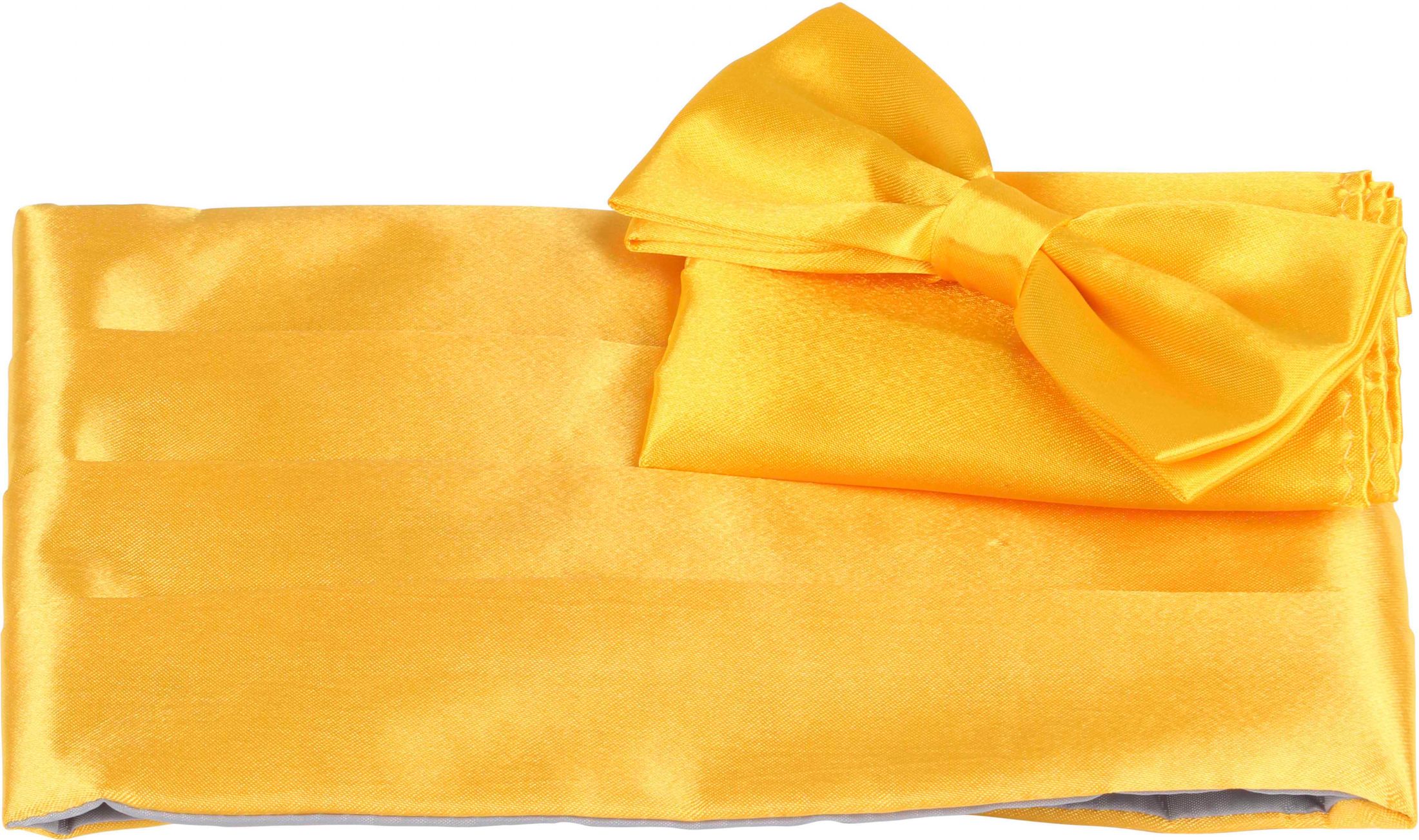 Suitable Cumberband Bow Tie Yellow