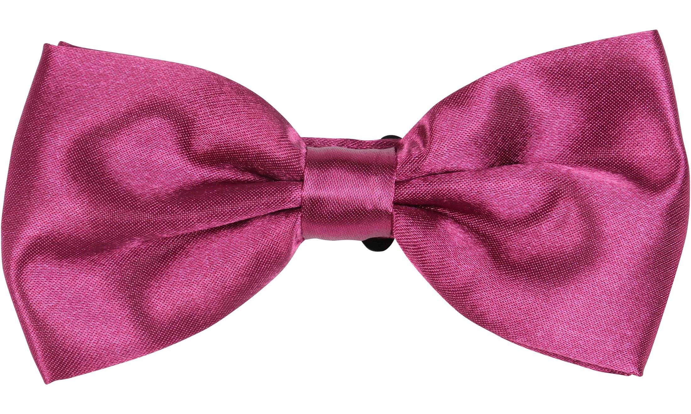 Suitable Noeud Papillon en Soie Aubergine Rouge