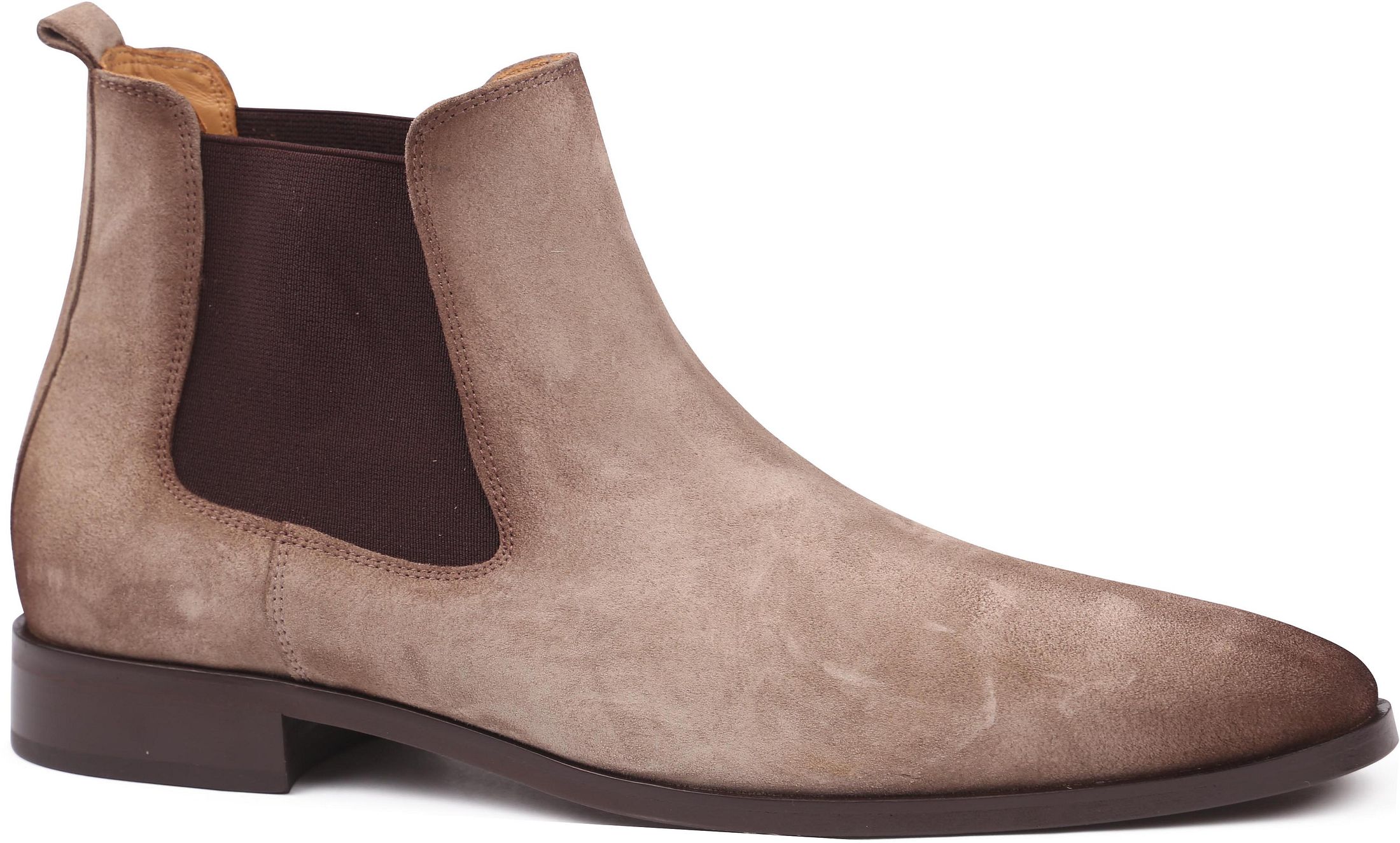 Beige suede chelsea boots hotsell