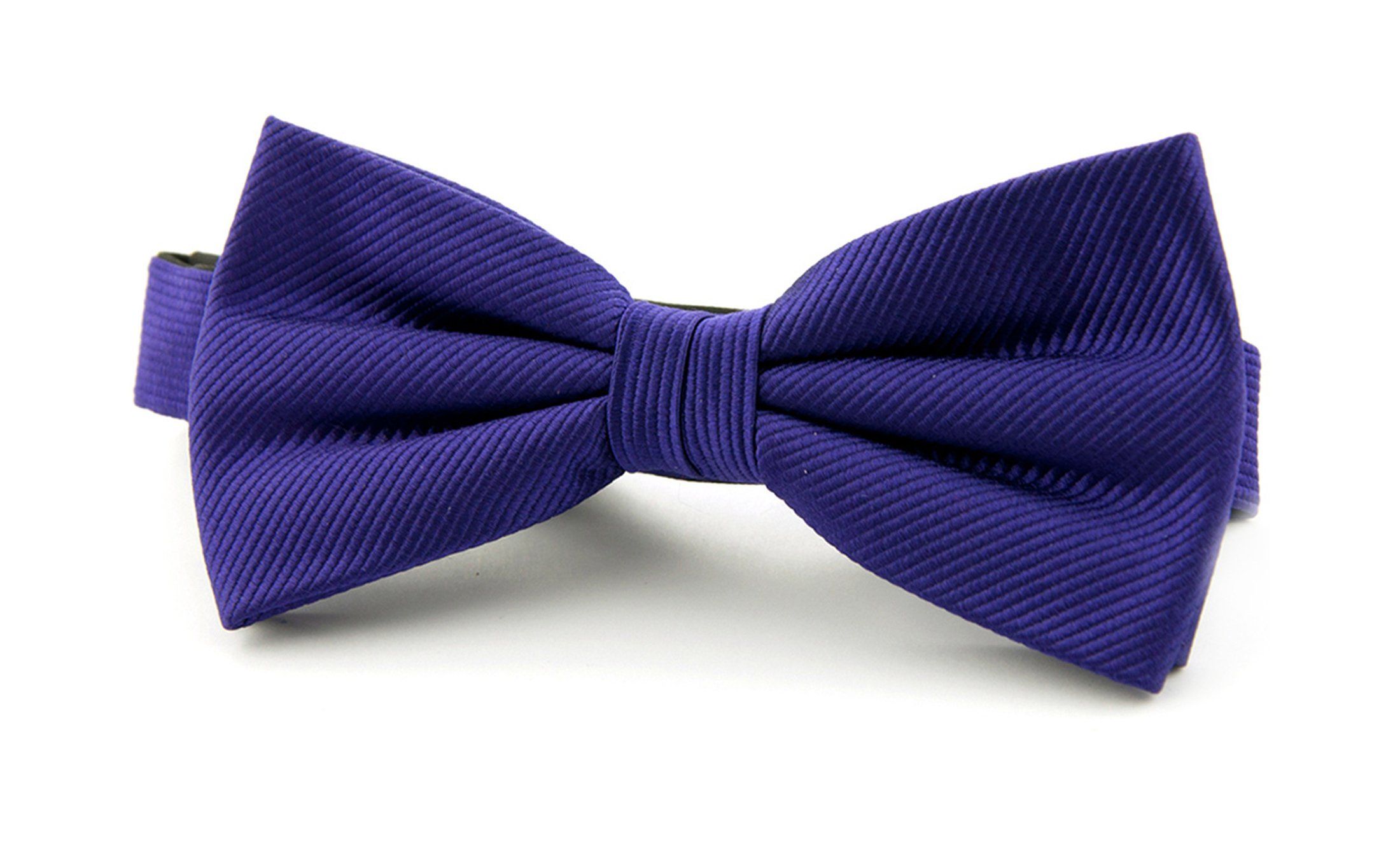 Silk Bow Tie Deep F55 Purple