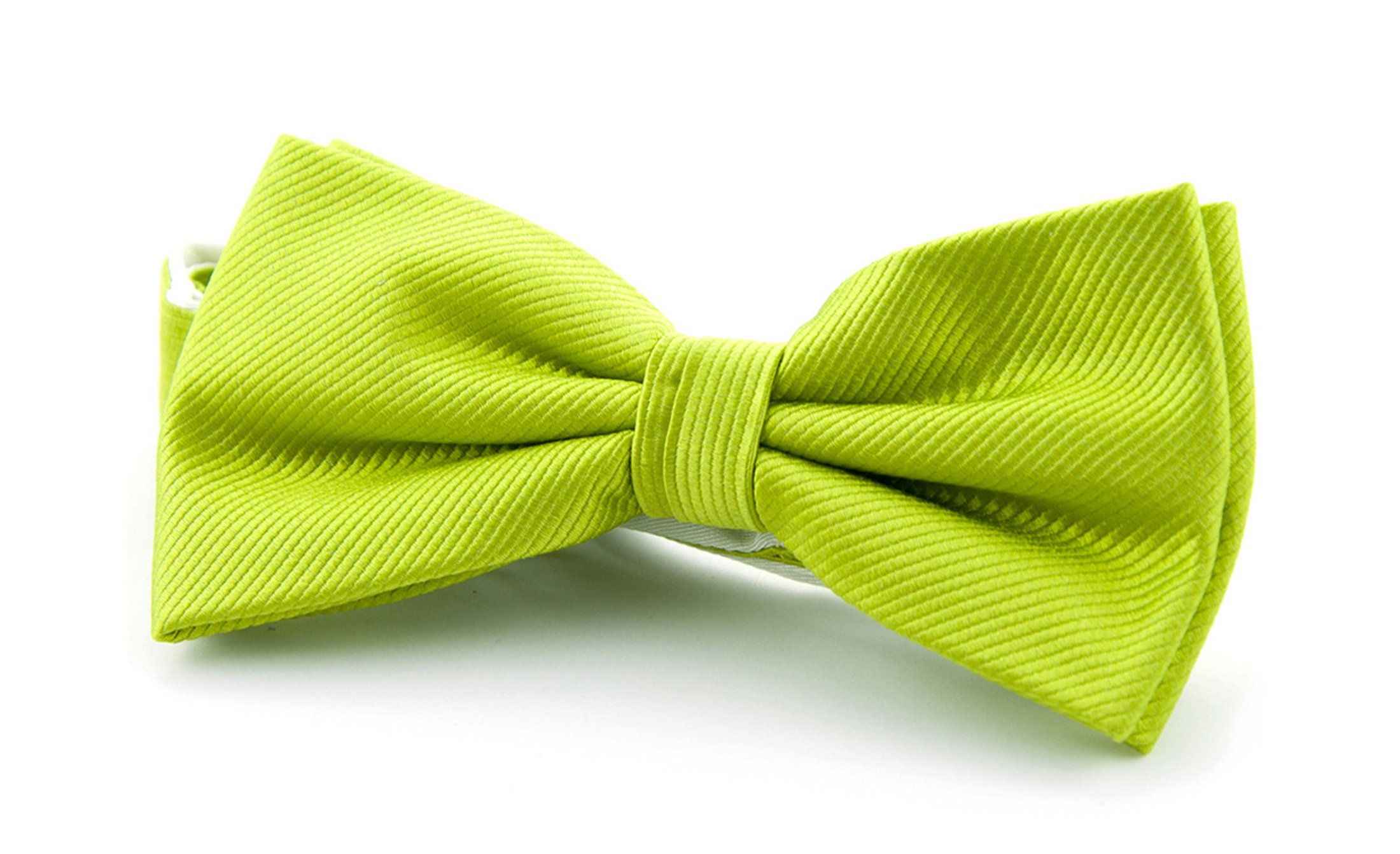 Silk Bow Tie Lime F04 Green