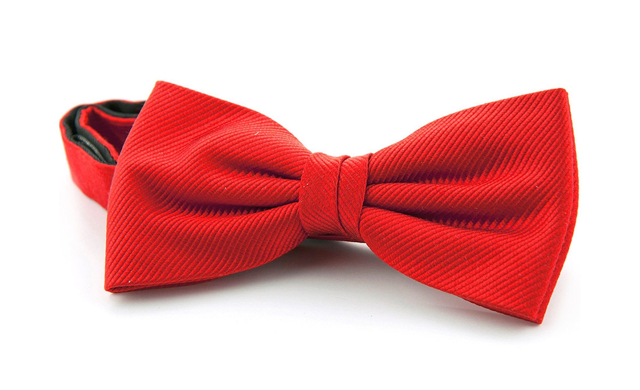 Silk Bow Tie F34 Red