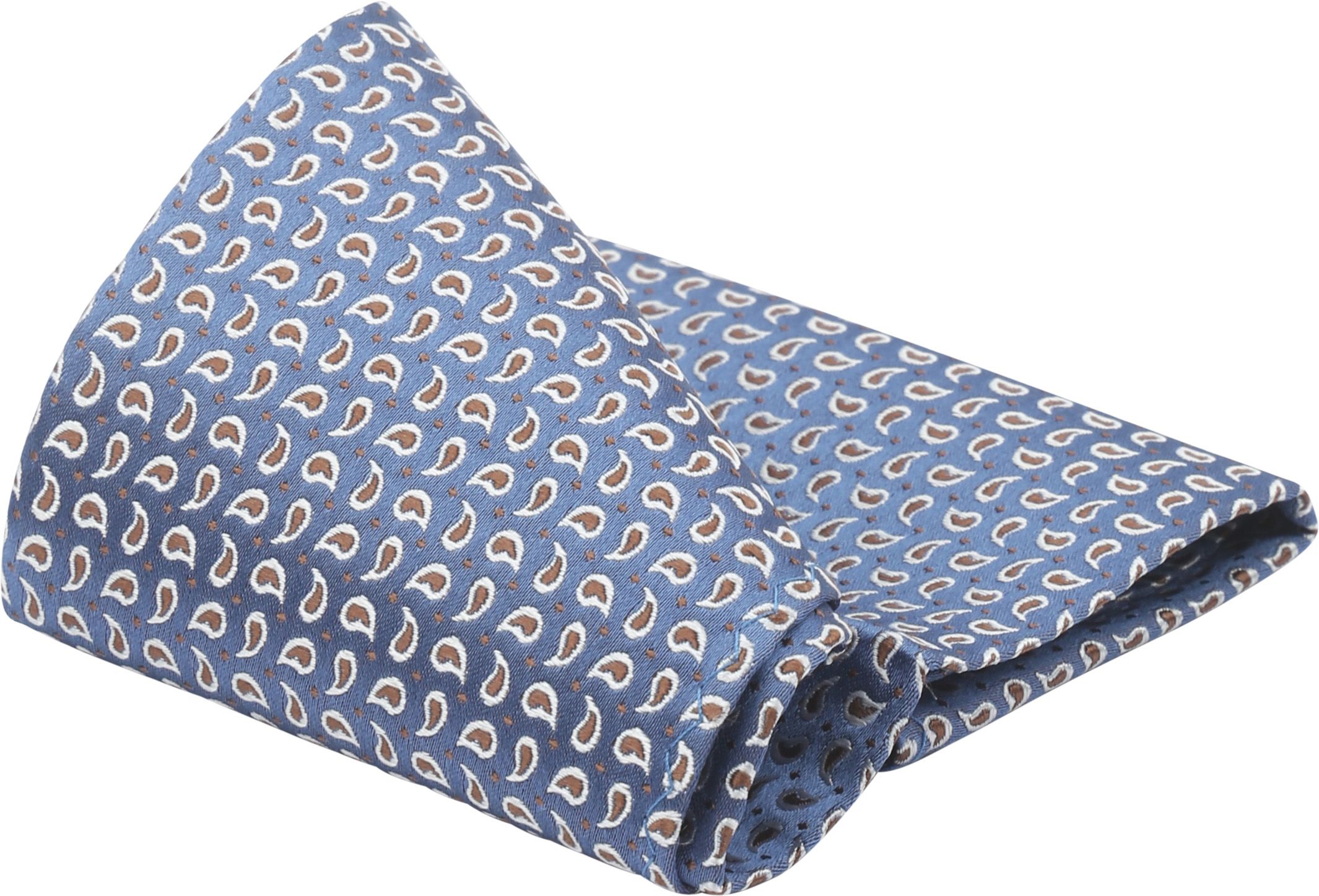 Suitable Silk Necktie Paisley Dark Blue PO24-14 order online | Suitable