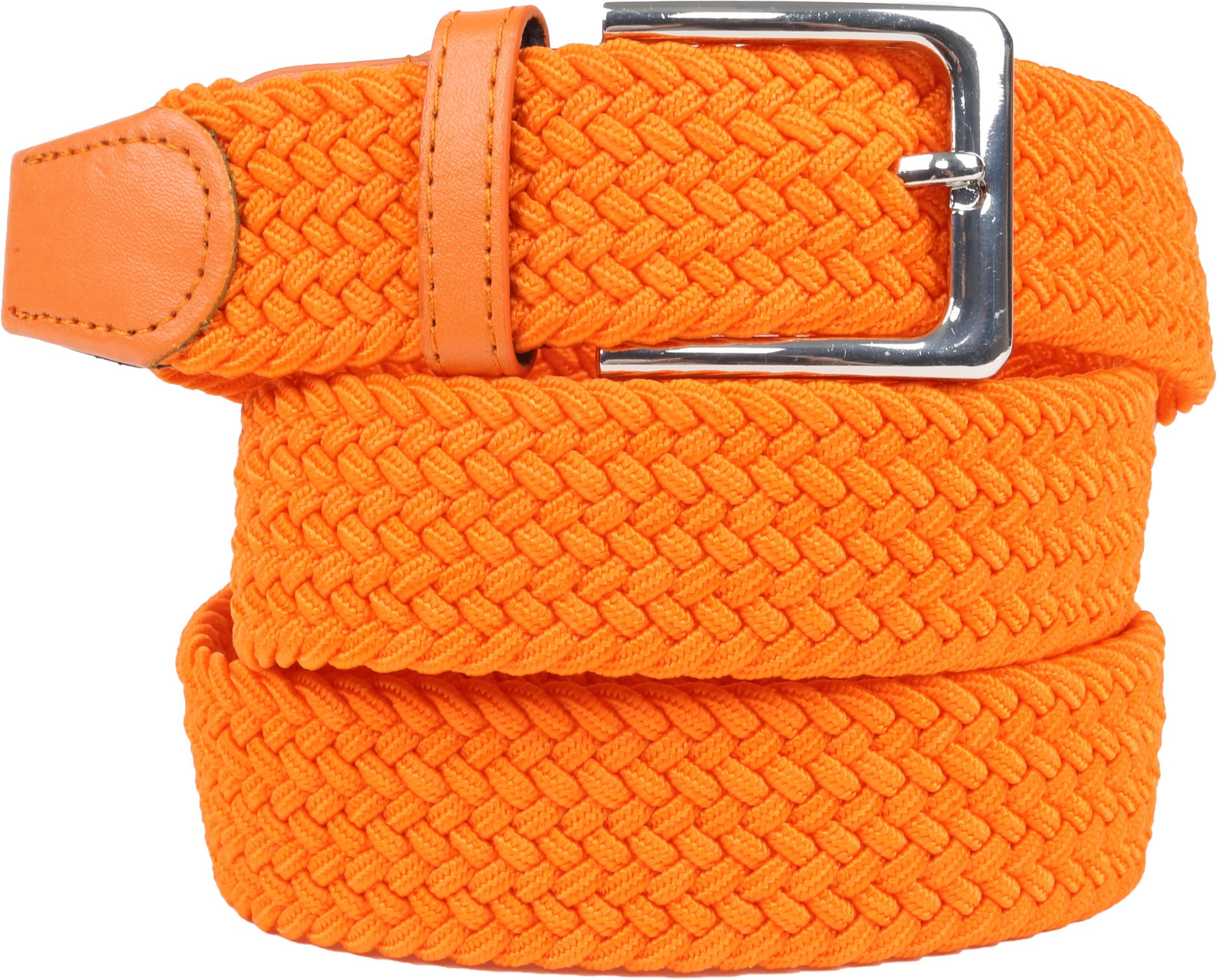 Suitable Braided Belt Orange size 41.3