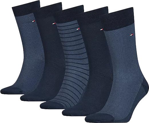 Tommy Hilfiger 5-Pair Gift Box Socks Navy Dark Blue Blue size 39-42
