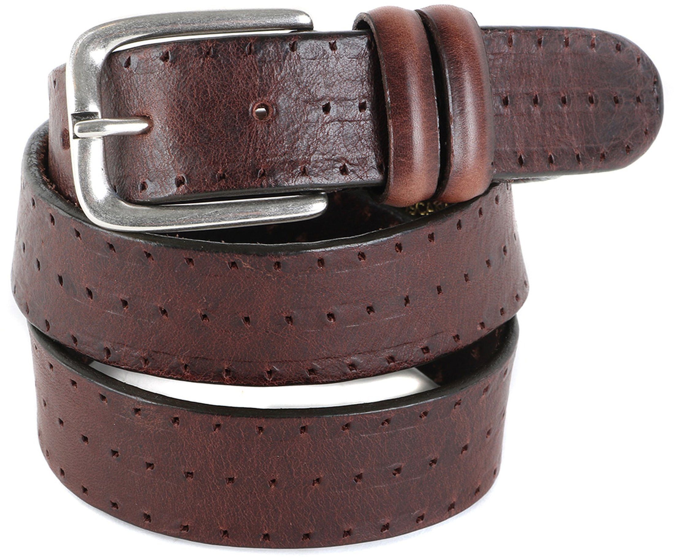 Profuomo Leather Belt Berlin Brown size 41.3