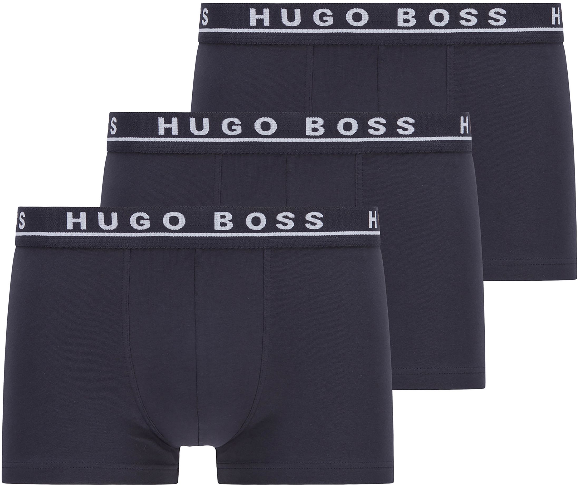 Hugo Boss Boxer Shorts Trunk 3-Pack Open 480 Blue Dark Blue size S