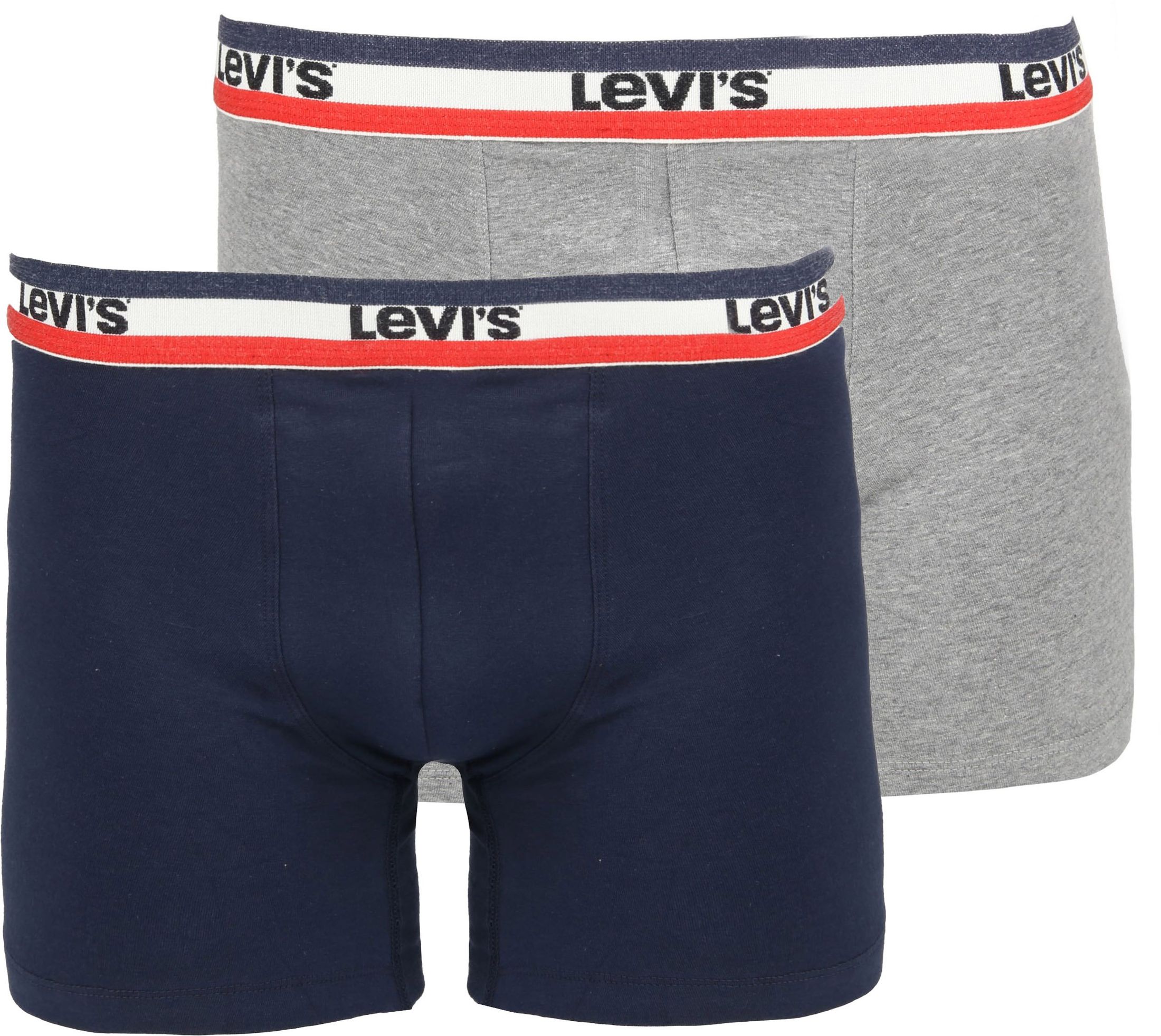 Levi's Boxer Shorts 2-Pack Dark Blue Grey Blue size M