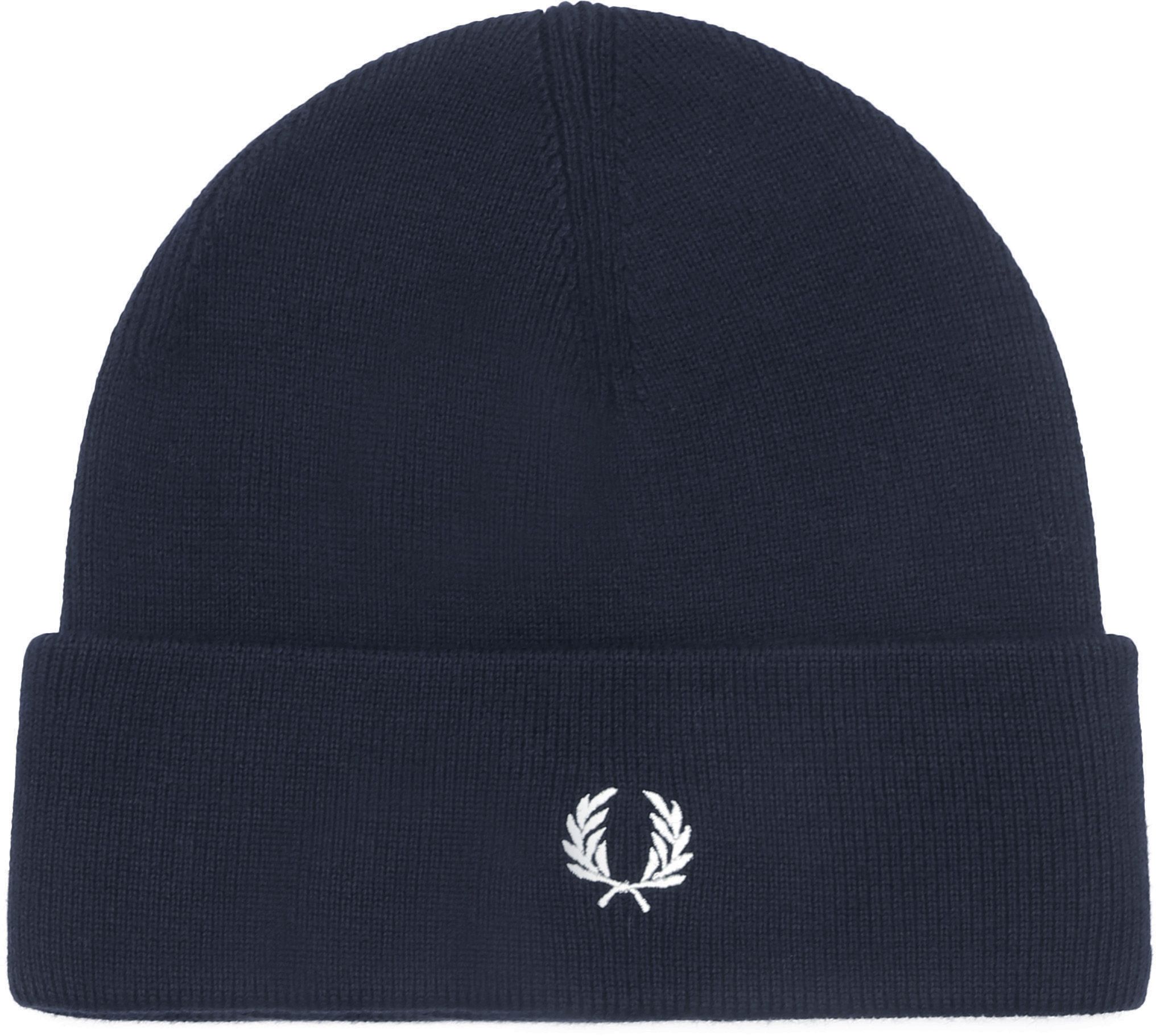 Fred Perry Beanie Wool Blend Navy order online | C8161-T05 | Suitable Spain