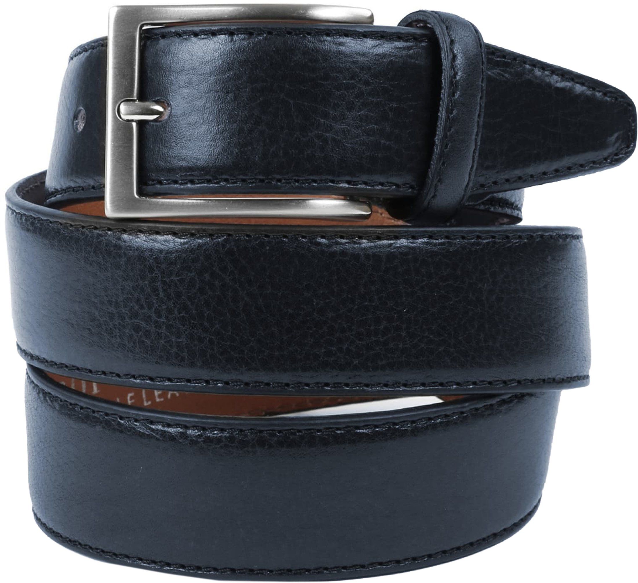 Profuomo Leather Dark Belt  Dark Blue Blue size 35.4