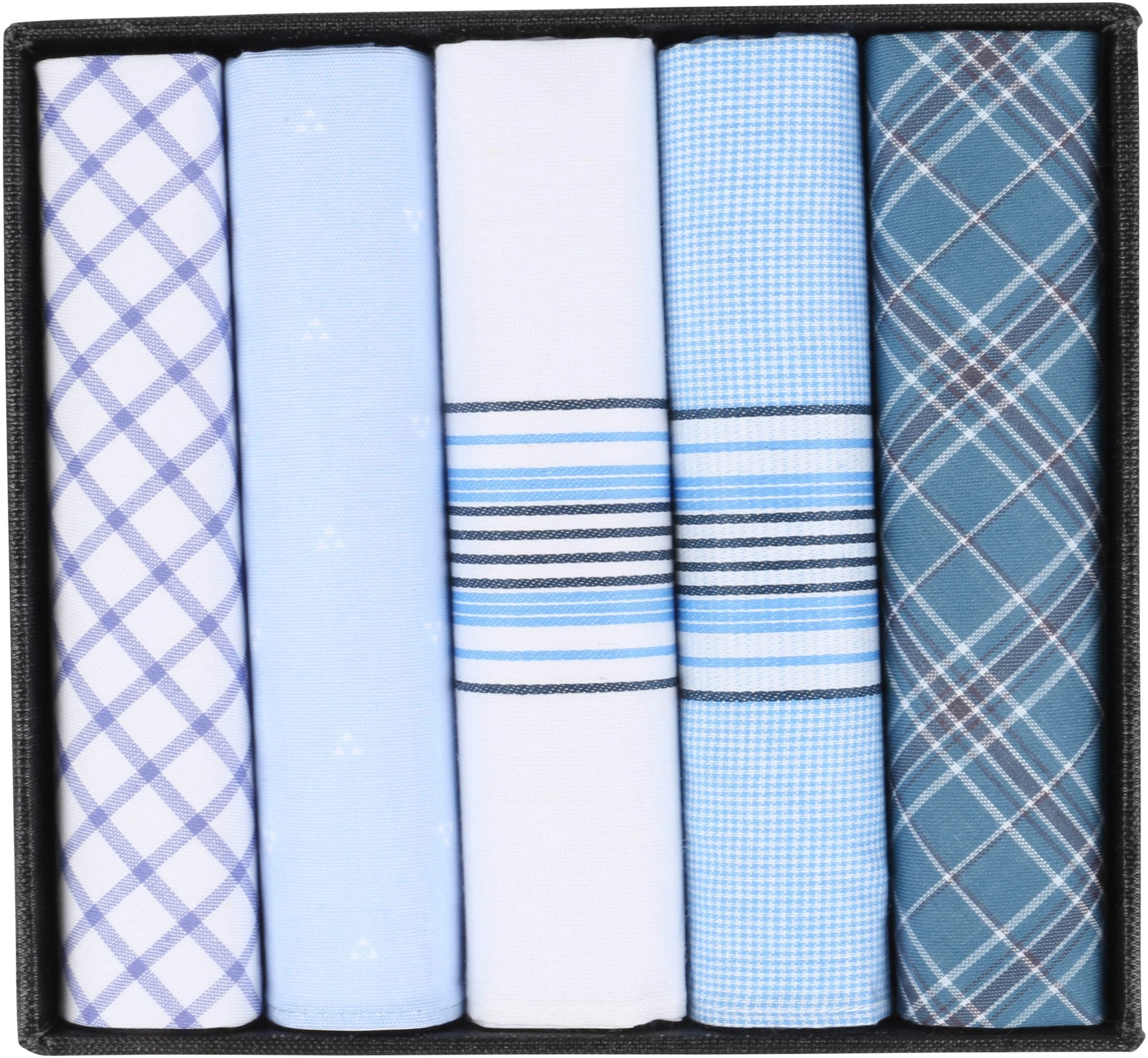 Suitable Zakdoeken 5-Pack Pattern Blue