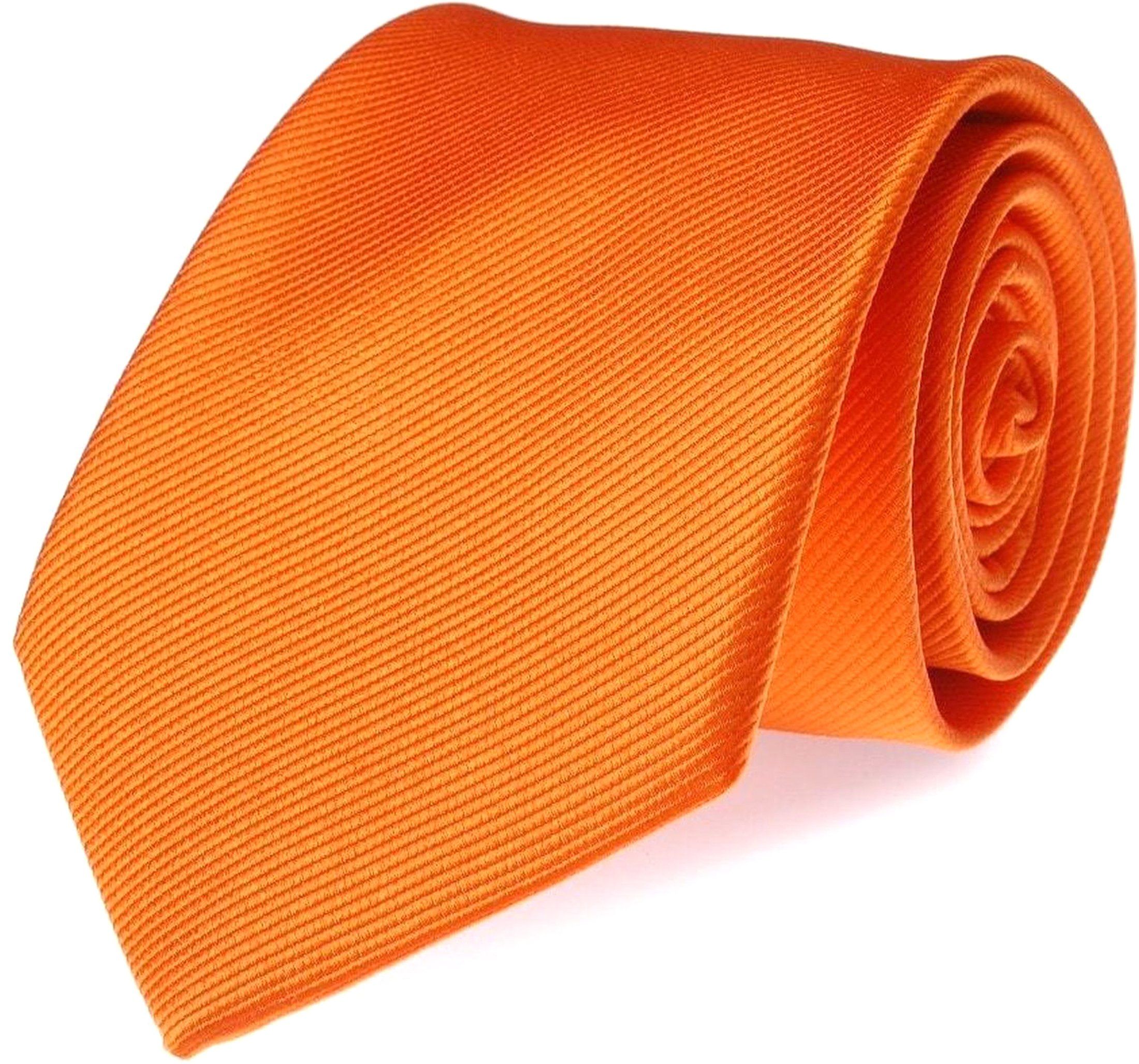 Cravate Uni F01 Orange