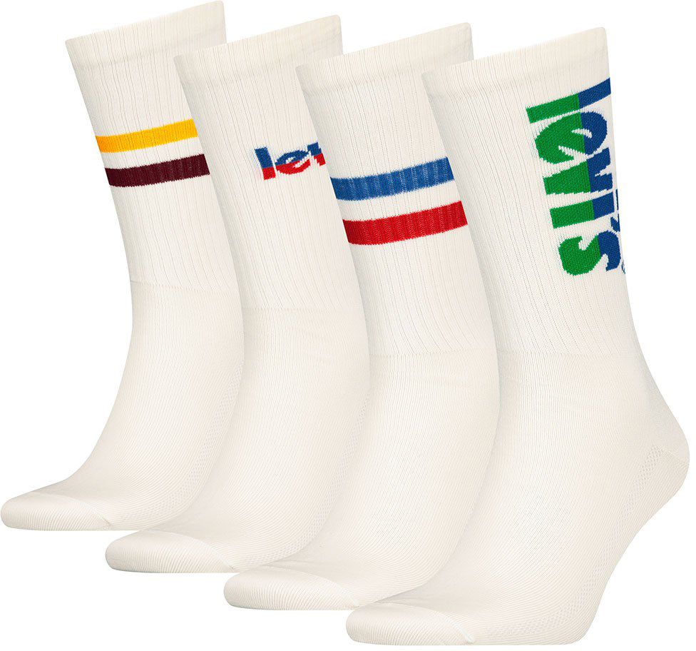Levi's 4-Pair Gift Box Socks White size 39-42