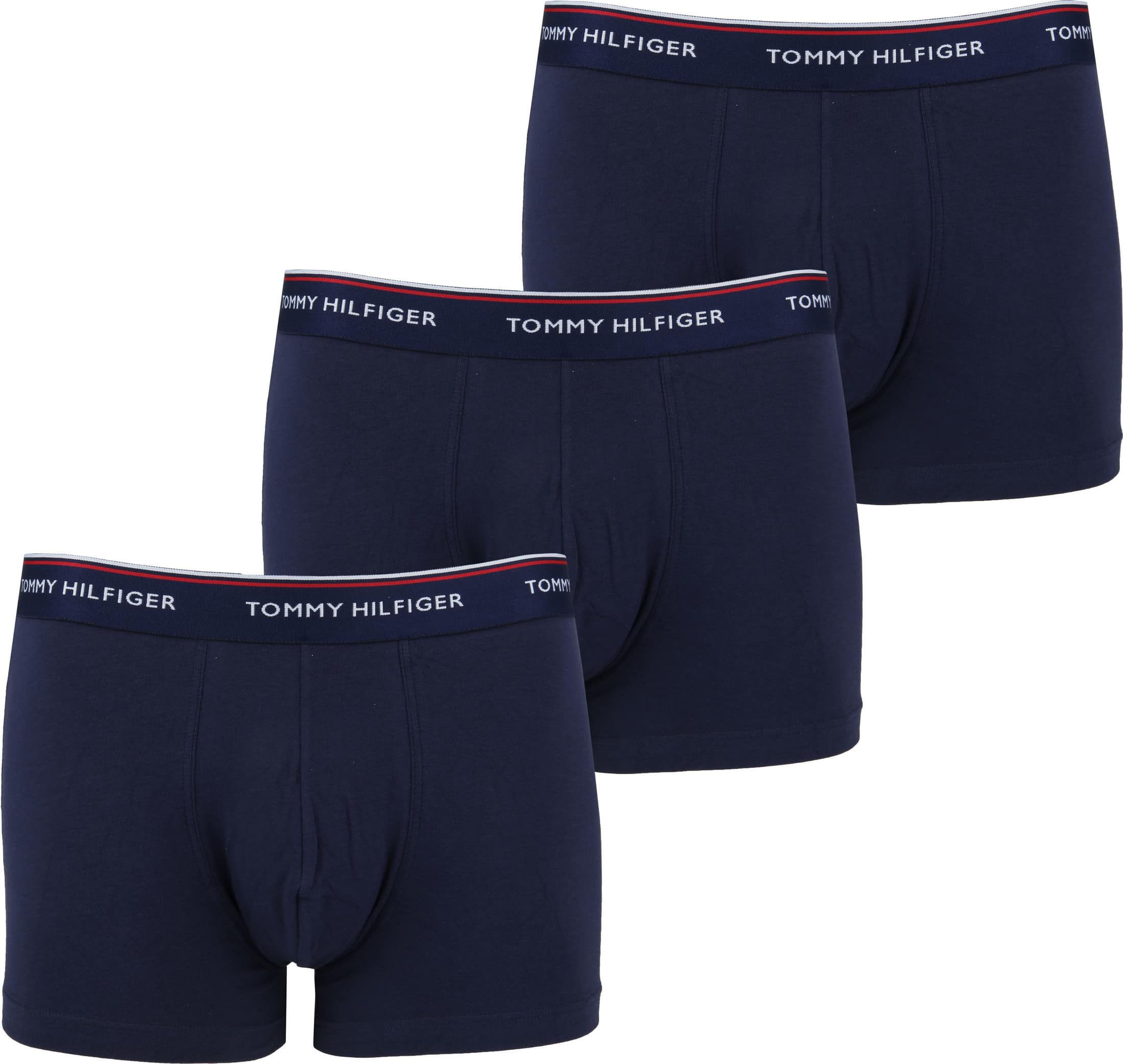 Tommy Hilfiger Boxershorts 3-Pack Trunk Dark Dark Blue Blue size L