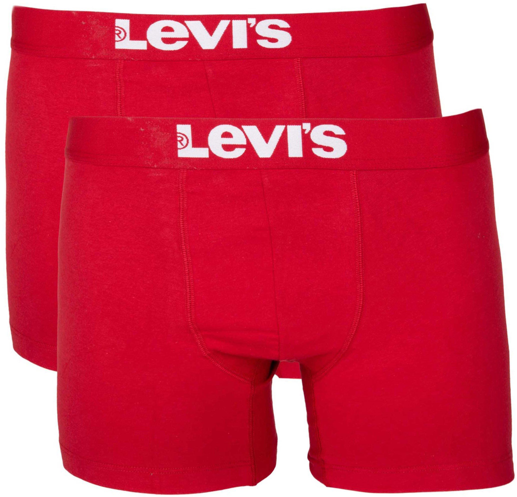 Levi's Boxer Shorts 2-Pack Chili Red size S
