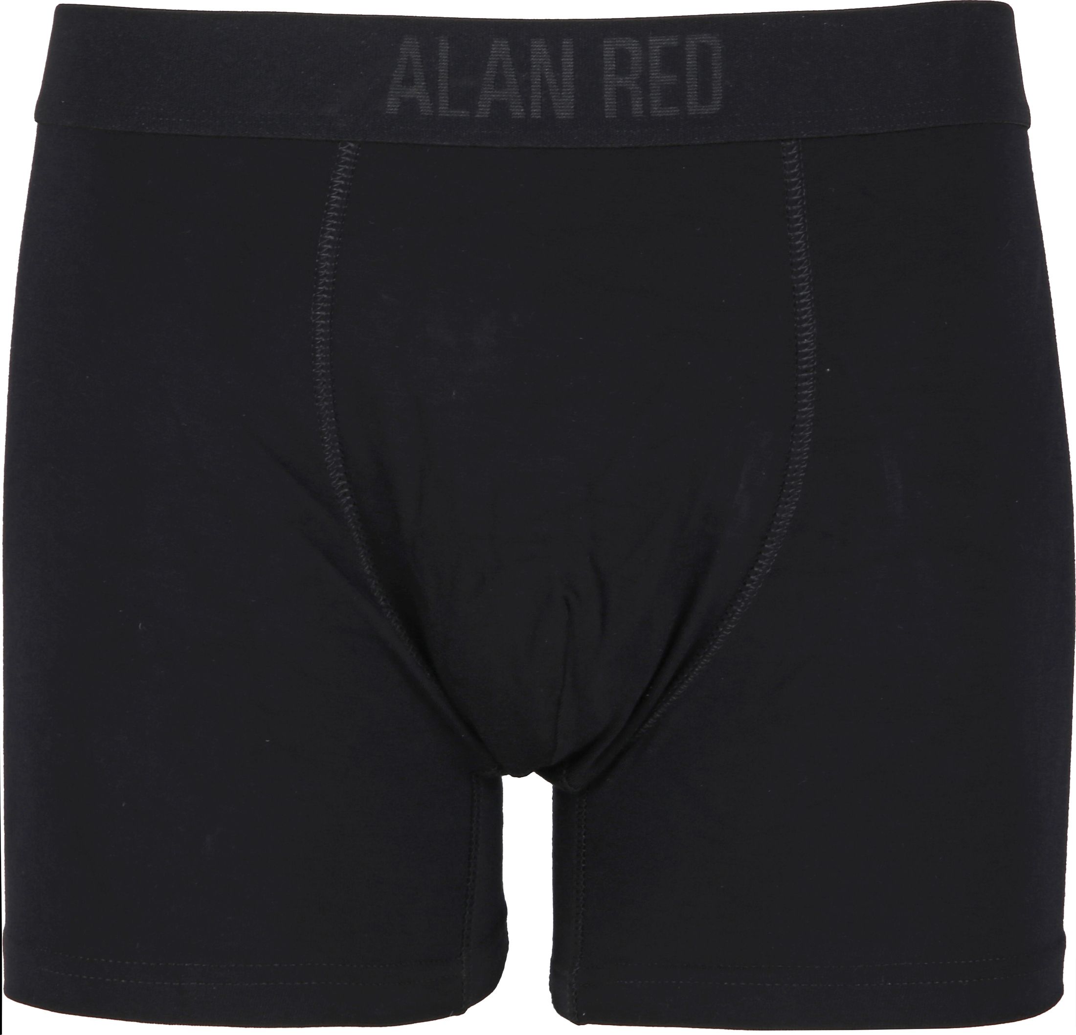 Alan Red Boxer Shorts Bamboo Black size L