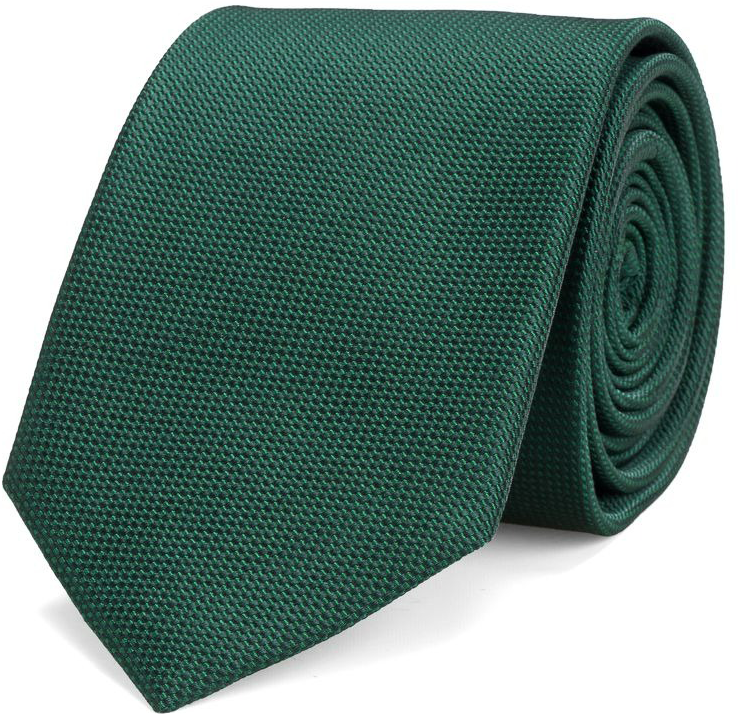 Suitable Tie Silk 19 Dark Green Green