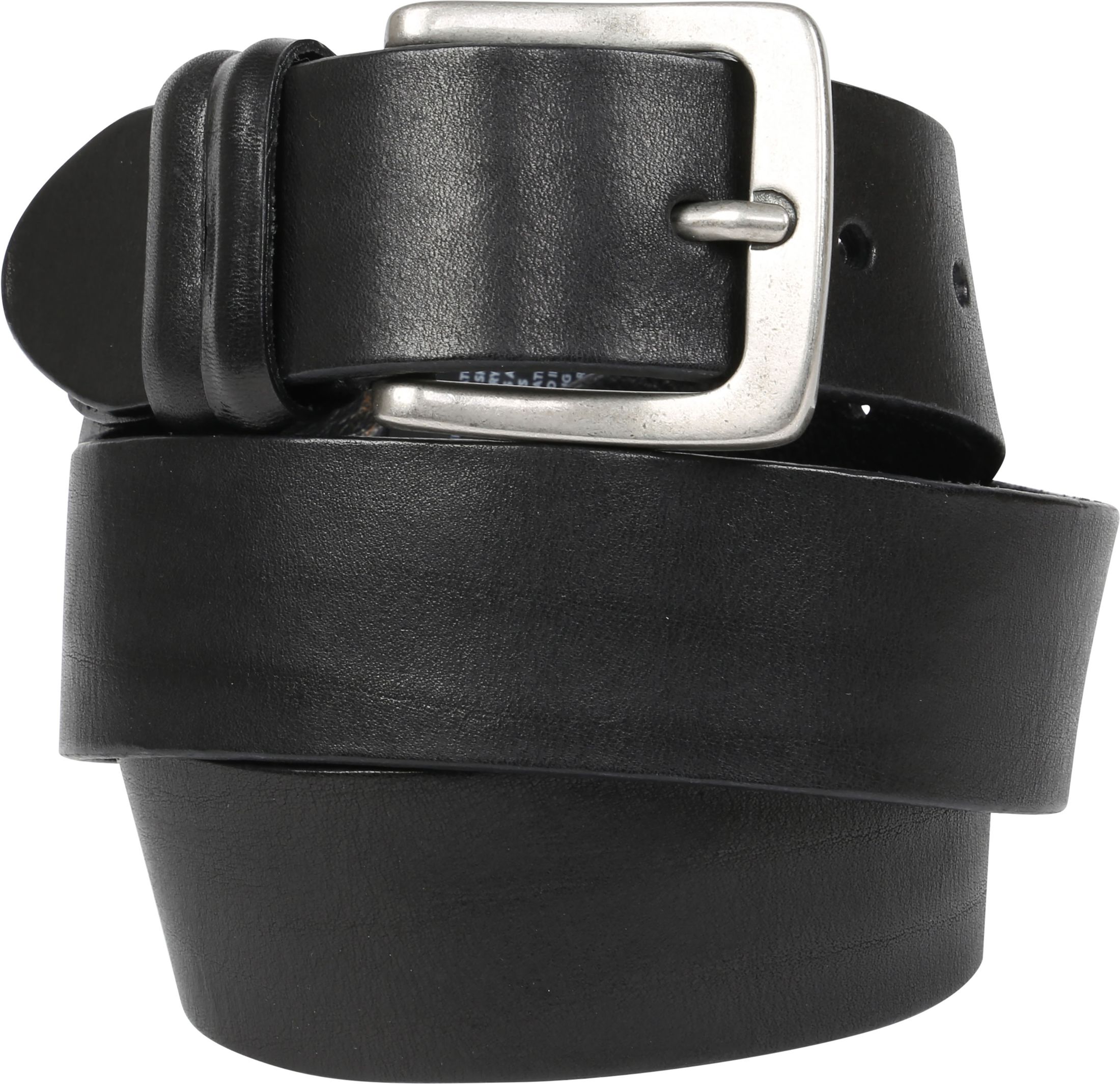 Profuomo Leather Belt Black size 37.4