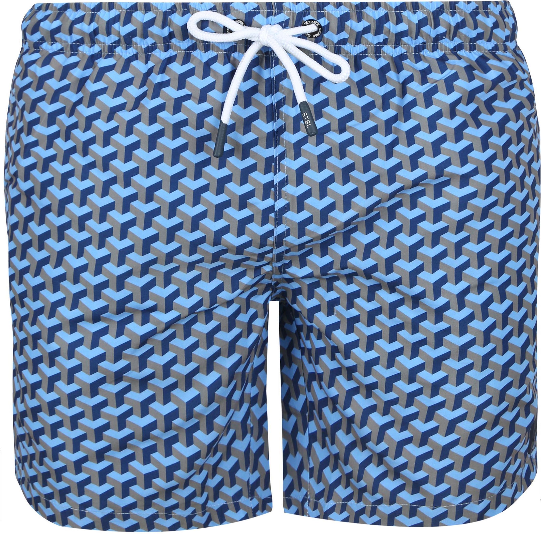 Suitable Swimshort Print Navy SW-SQ-25-15 NAVY order online | Suitable