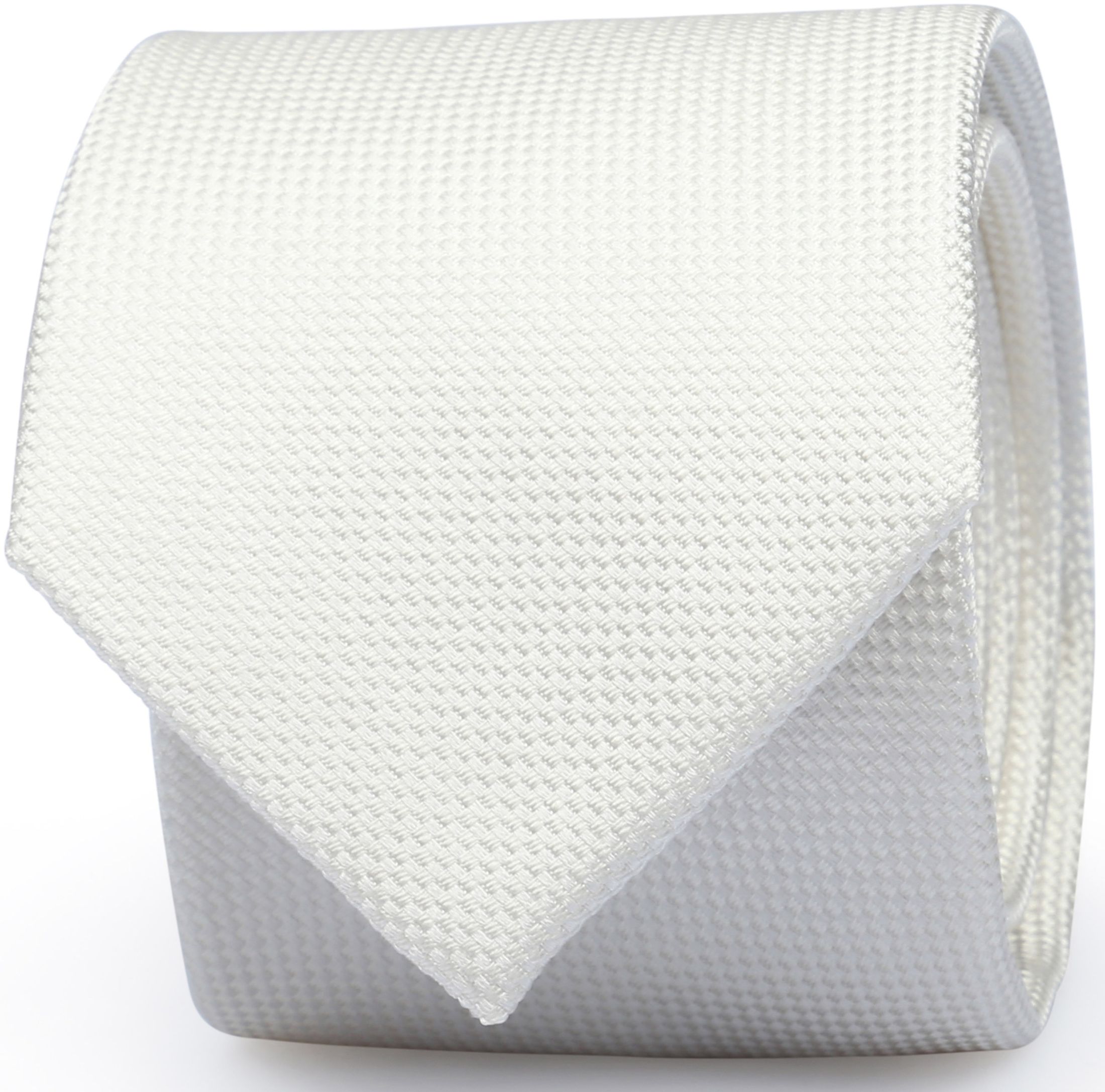 Suitable Silk Tie Off Off-White White
