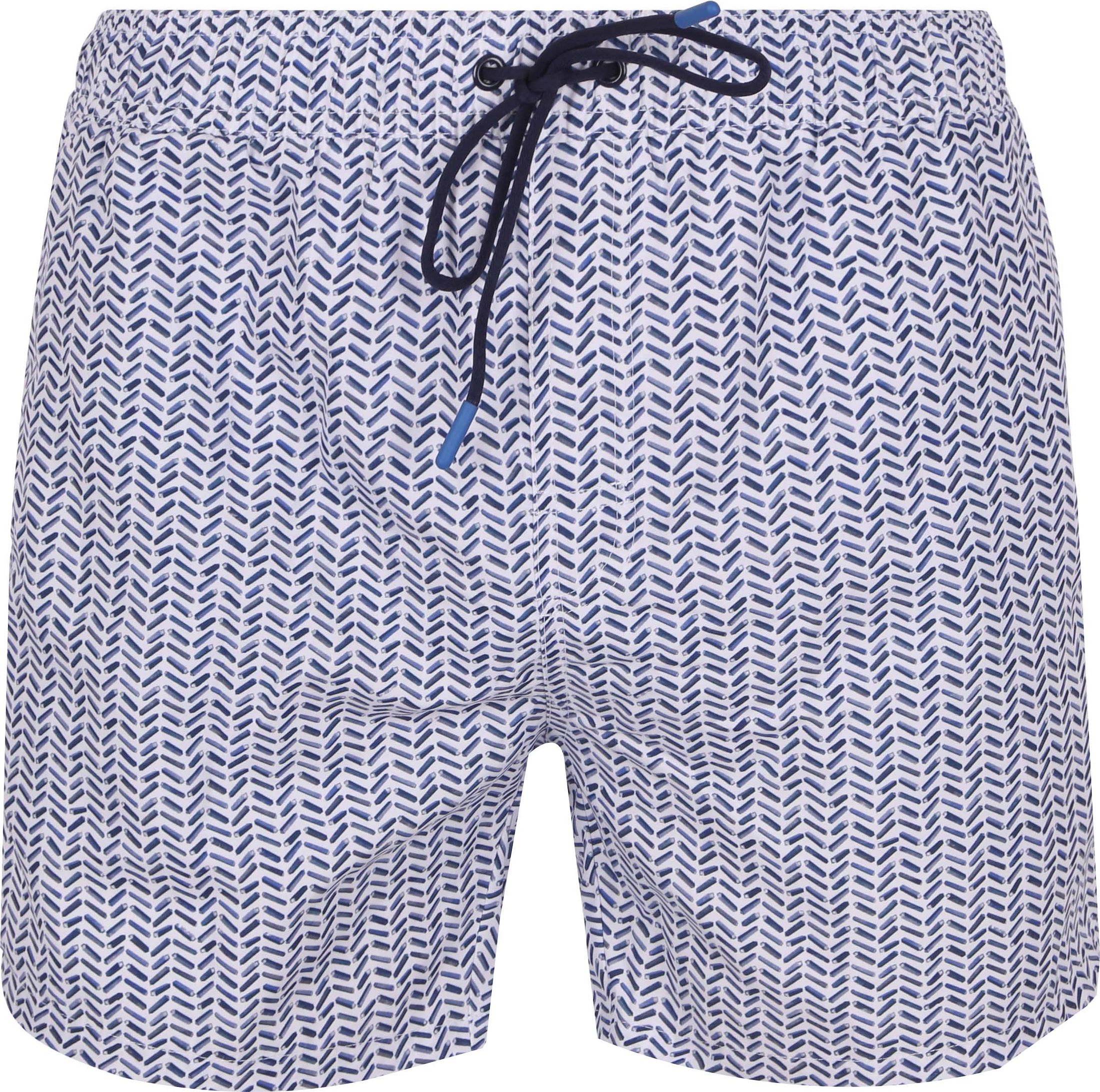 R2 Amsterdam Short de Bain Impression Bleu 124.SWIM.003-014 commander en ligne | Suitable