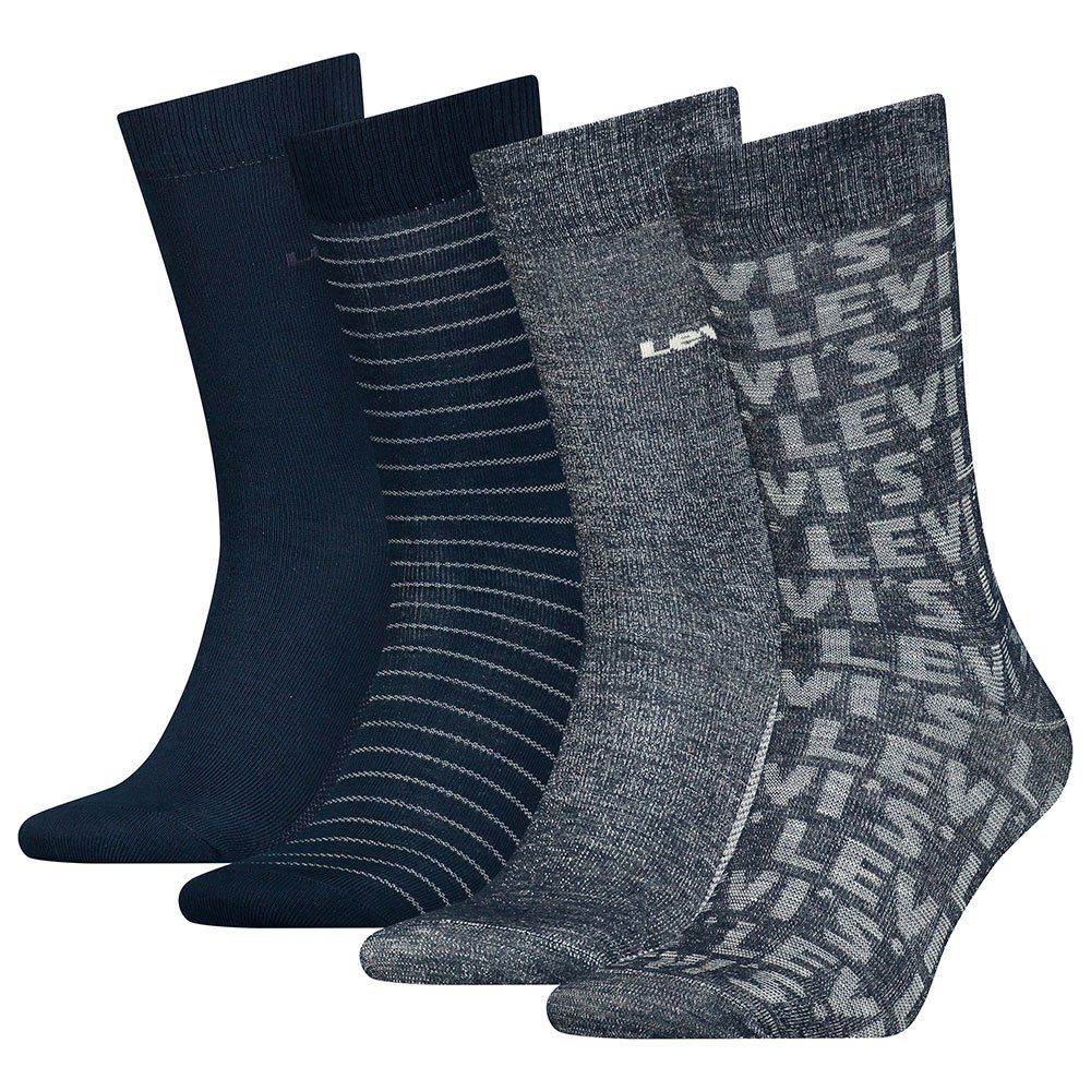 Levi's 4-Pair Gift Box Socks Denim Dark Blue size 39-42