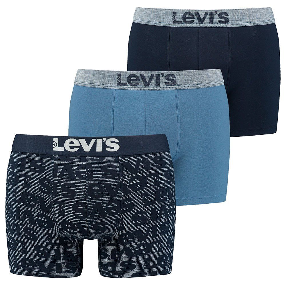 Levi's Boxershorts 3-Pack Denim Blue Dark Blue size L