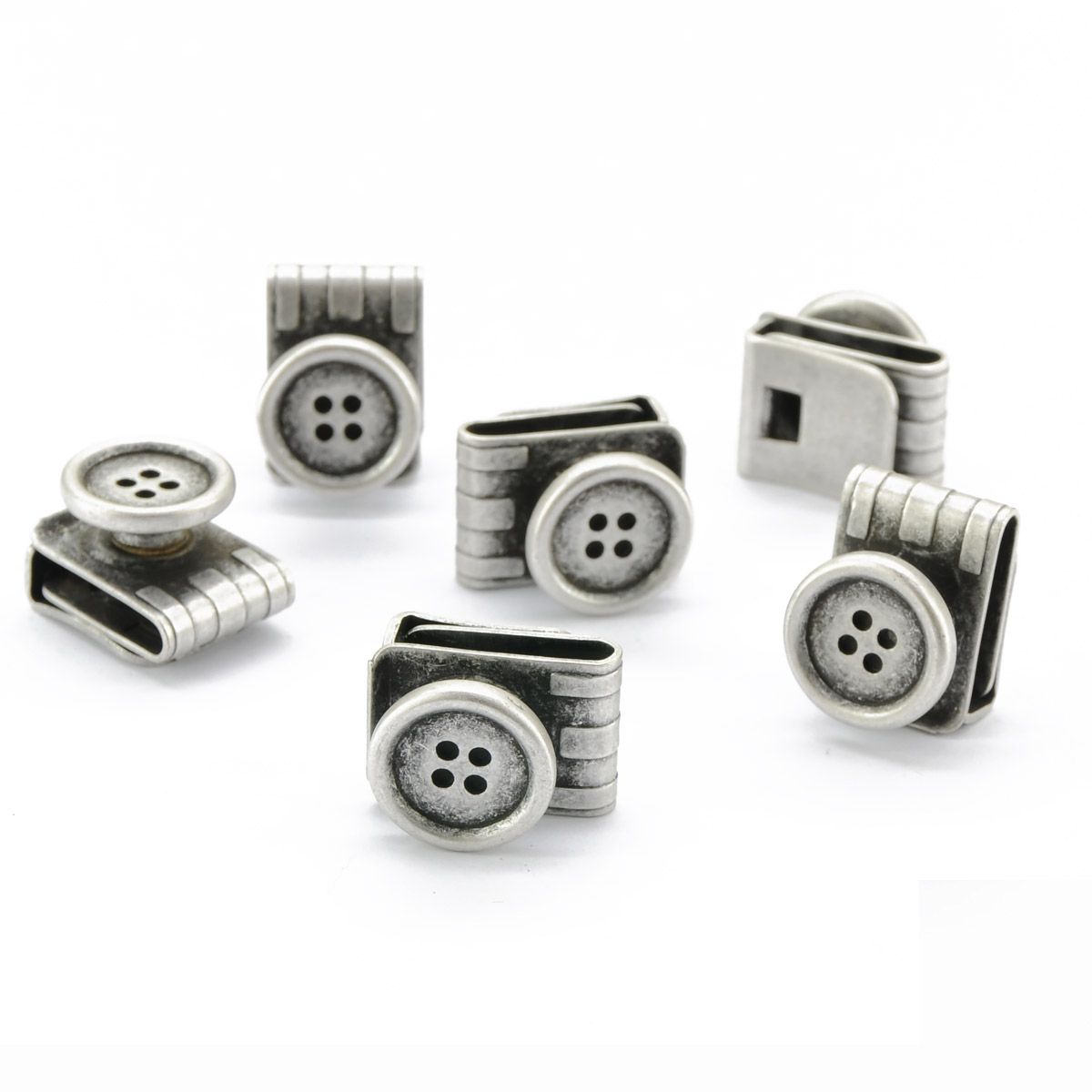 Sir Redman Boutons Bretelles Antique Argent SR-BTNS-ASI commander en ligne | Suitable