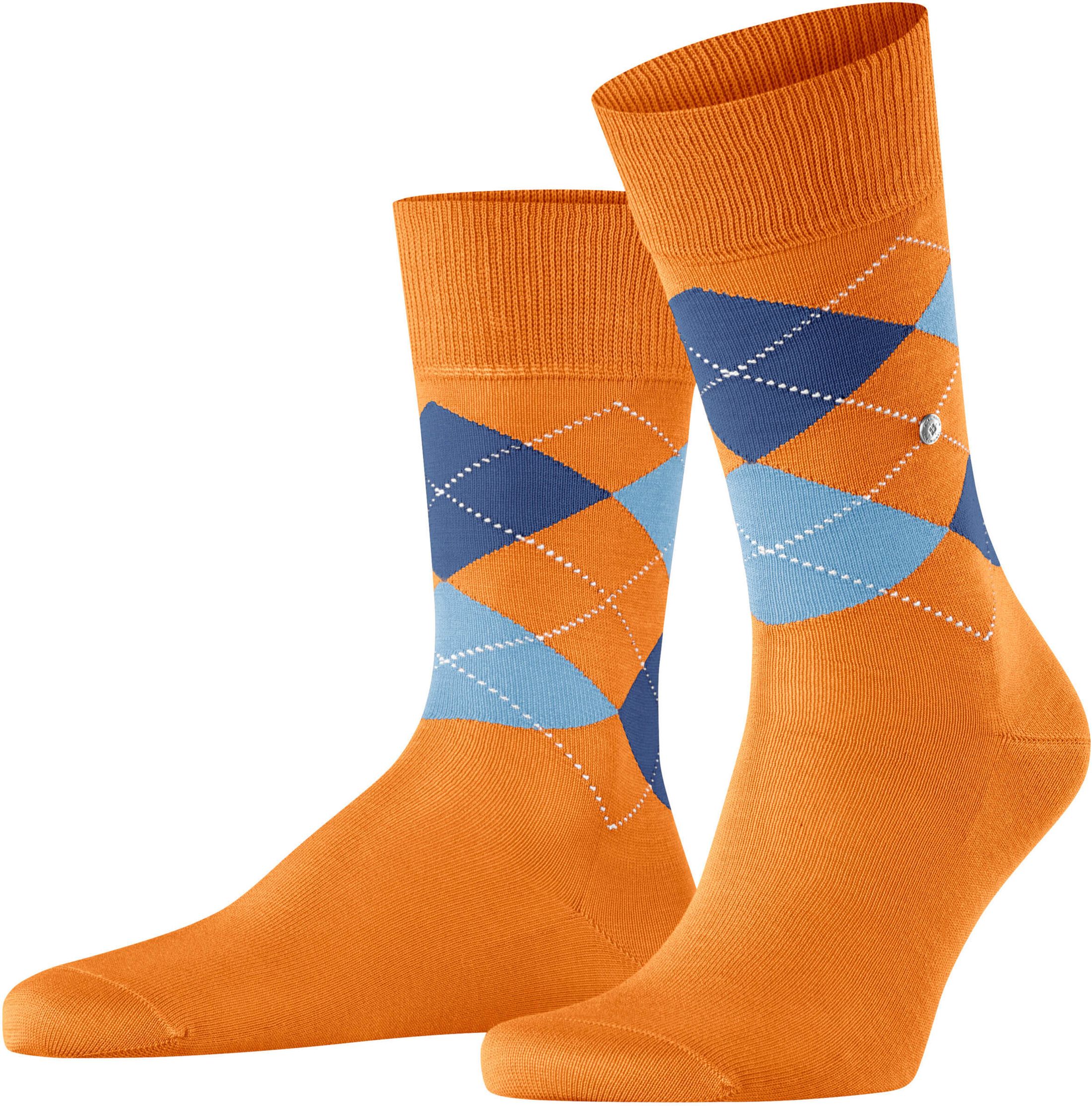 Burlington Manchester Socks 8685 Orange size 40-46