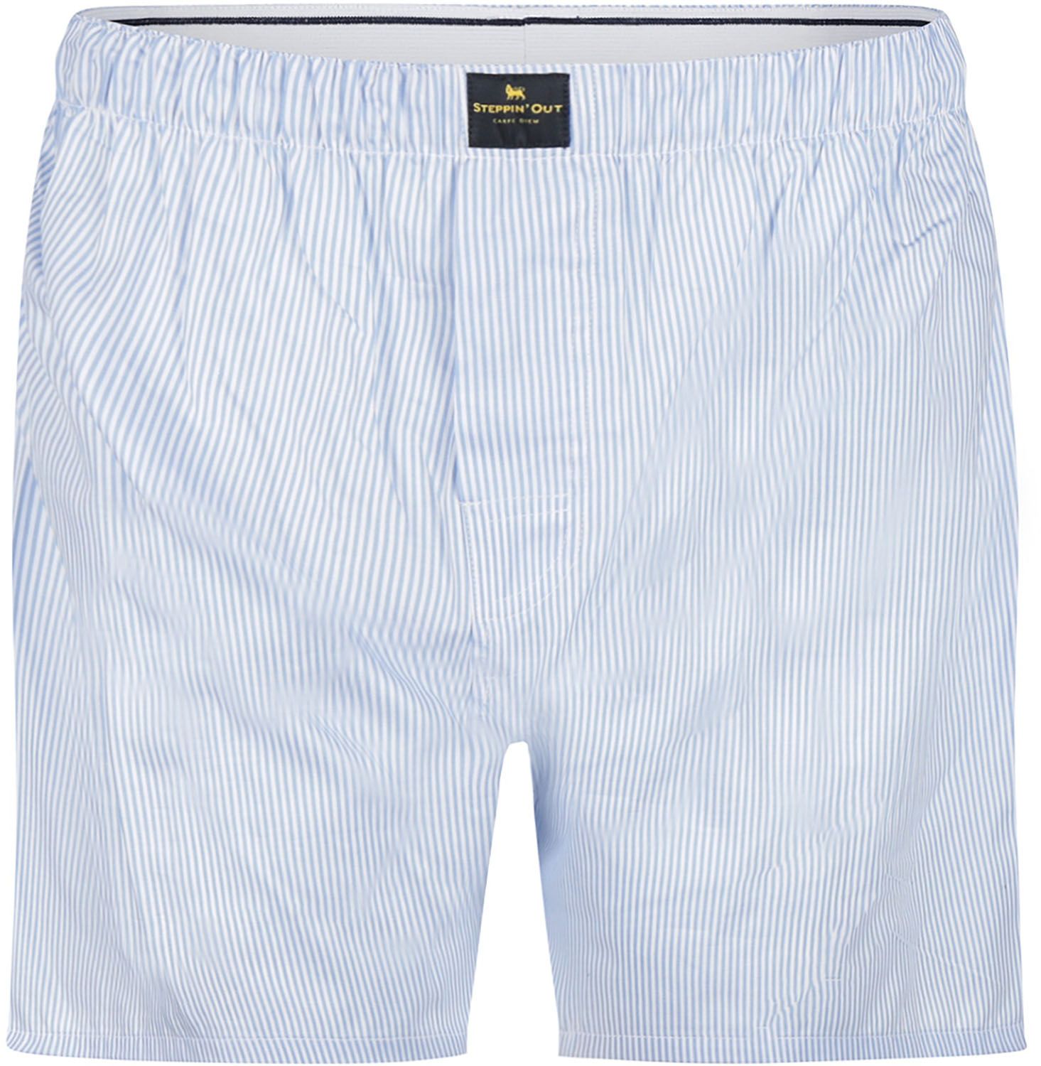 Steppin' Out Boxershort Poplin Stripe Light Blue SM1601.0007-2001 order online | Suitable