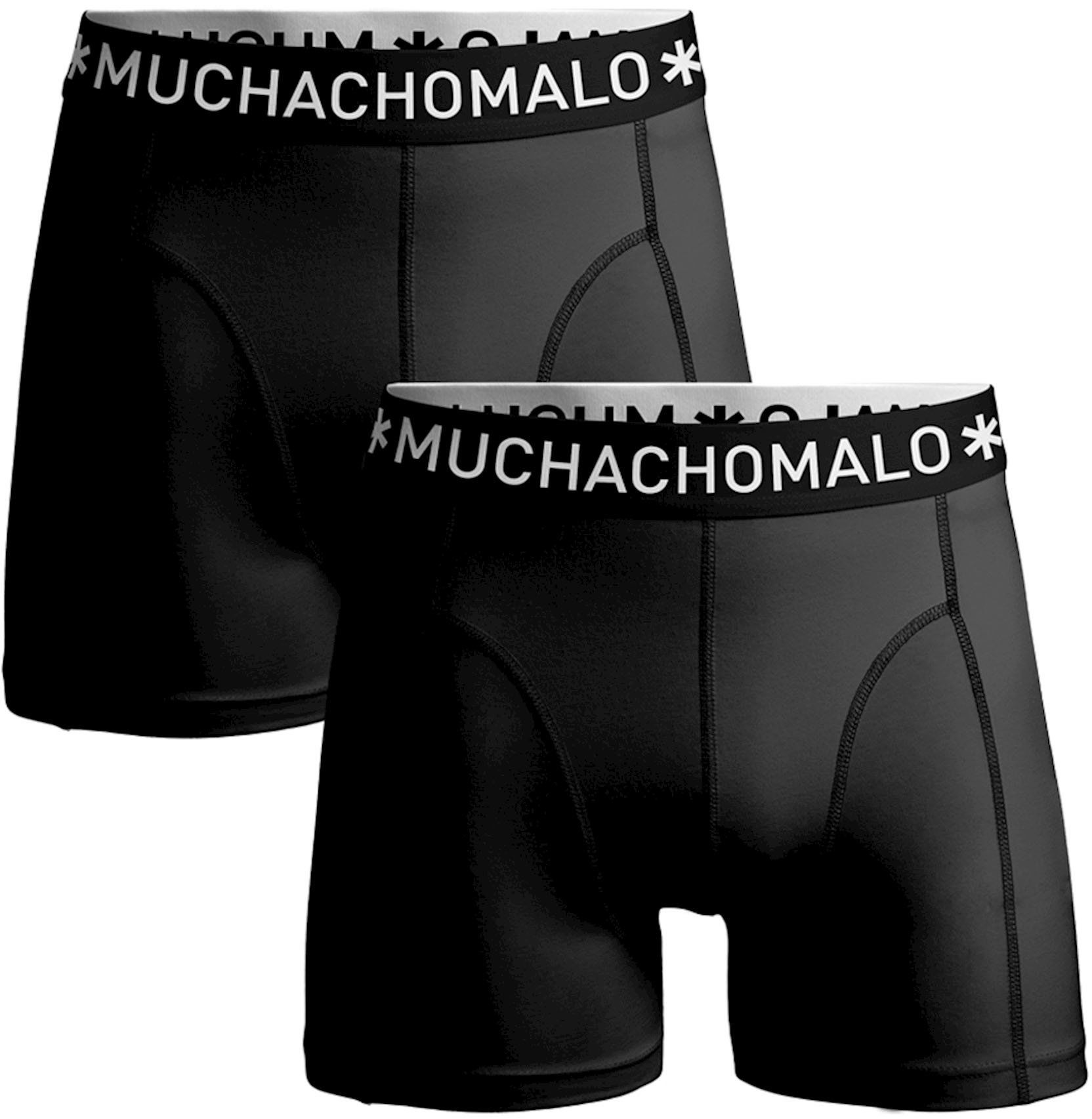 Muchachomalo Boxershorts 2-Pack Microfiber Black size XXL