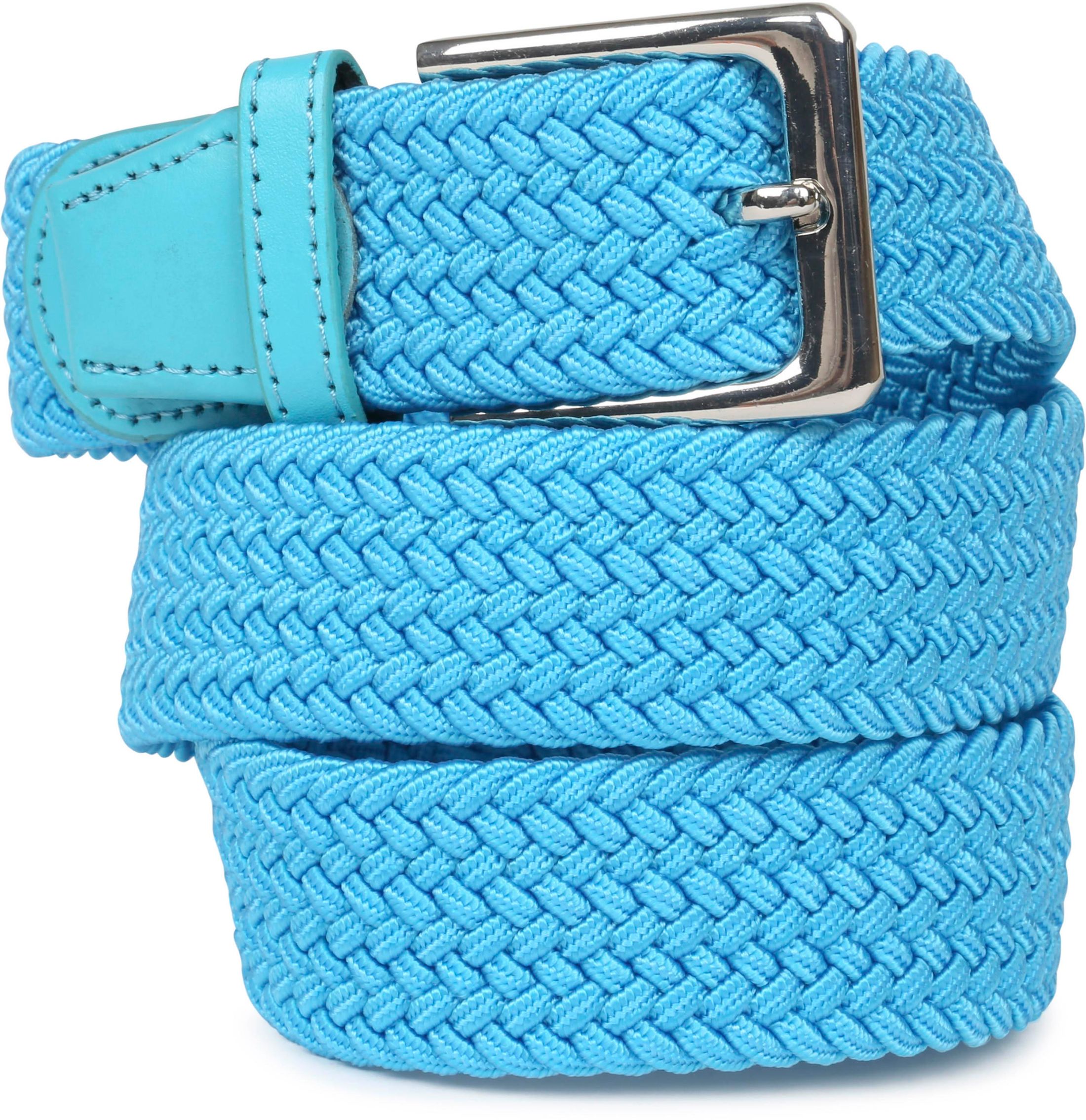 Suitable Braided Belt Light Light blue Blue size 33.5