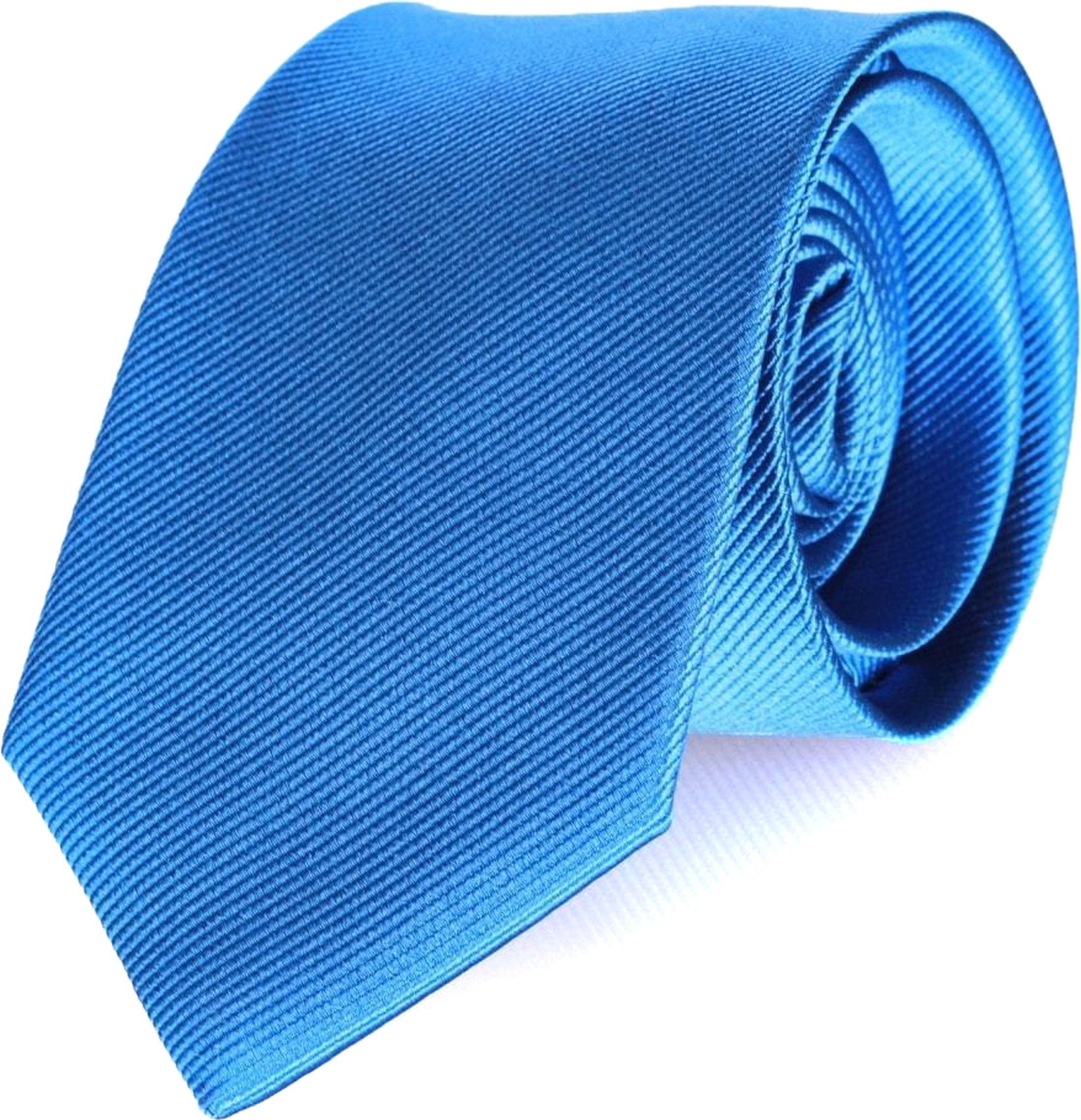 Tie Silk Light Kobalt F19 Blue