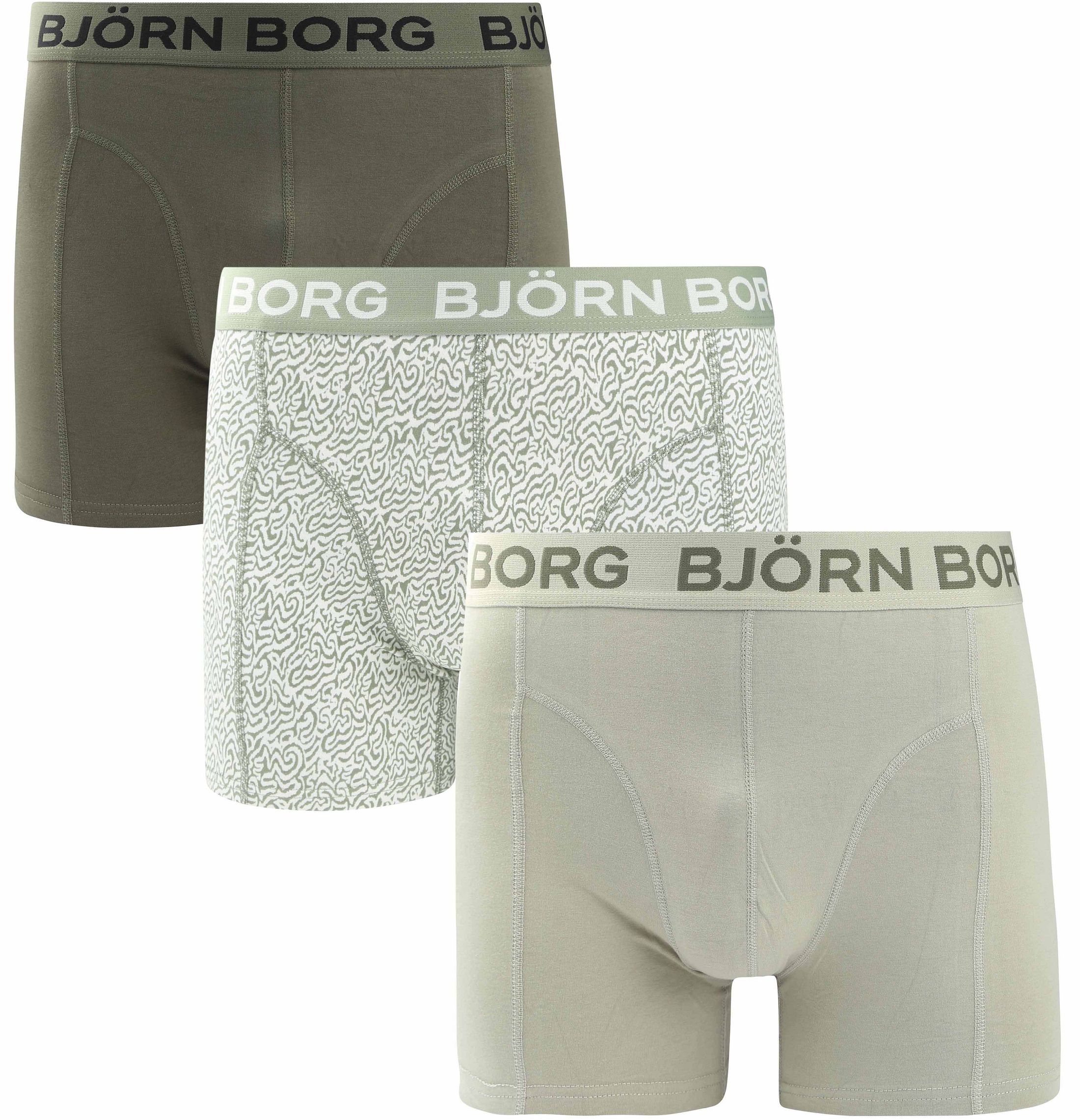 Bjorn Borg Boxers 3Pack Stretch Green 10004233-MP003 order online | Suitable