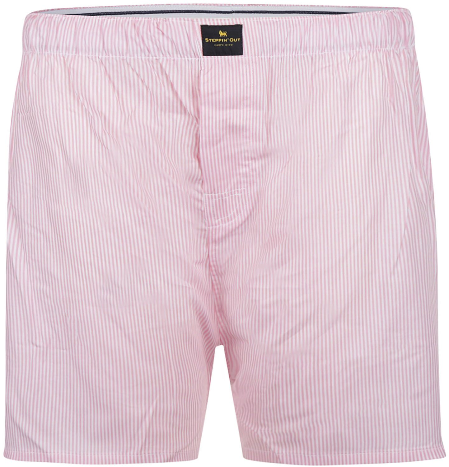 Steppin' Out Boxershort Poplin Stripe Light Pink SM1601.0003-8001 order online | Suitable