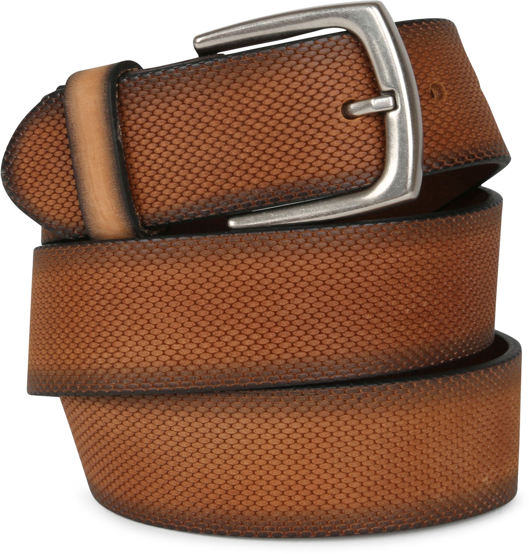 Suitable Belt Leather Brown Cognac size 37.4