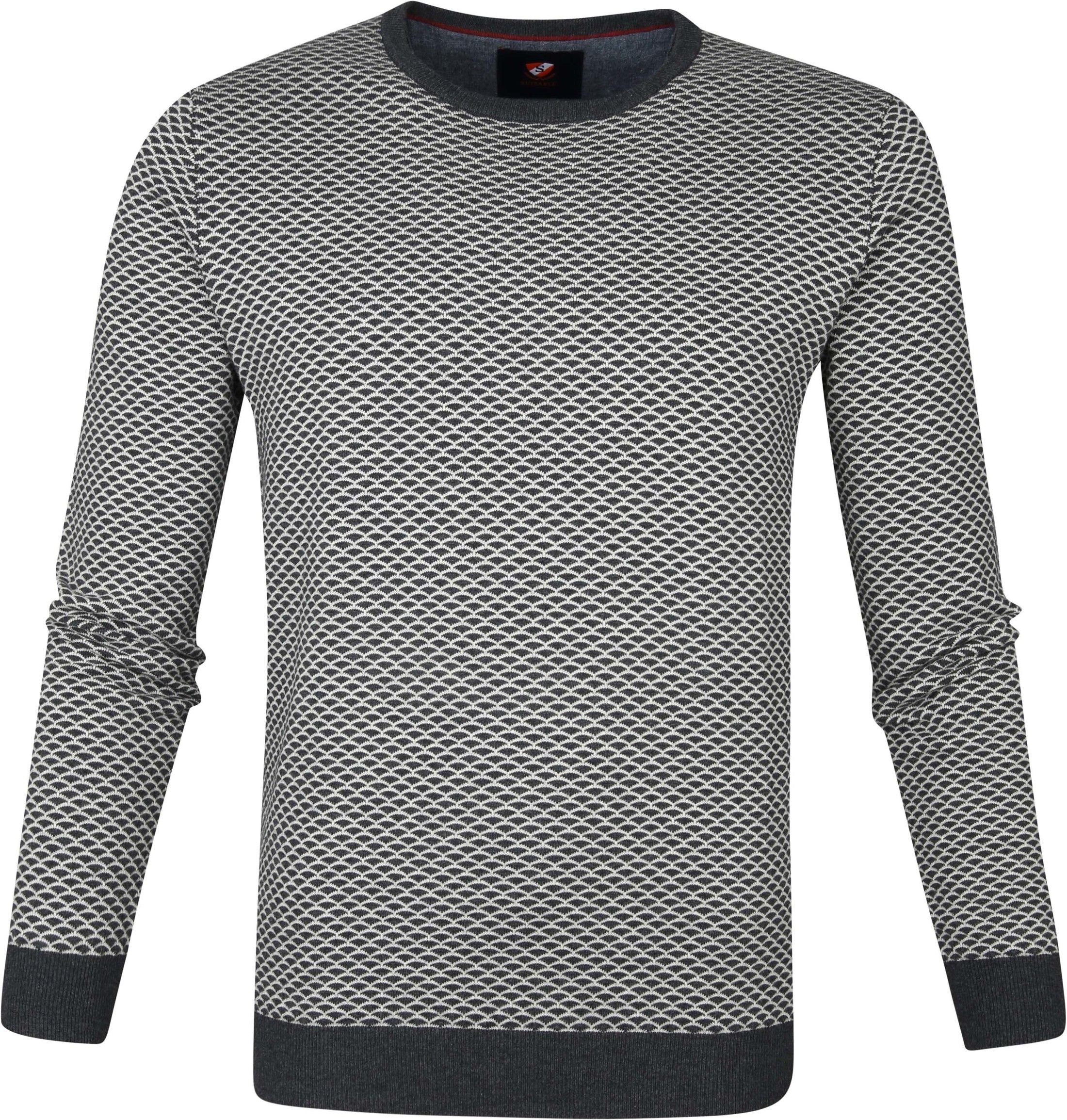 Suitable Cotton Zach Pullover Grey Design SPE20305ZA02ST-920 order online | Suitable