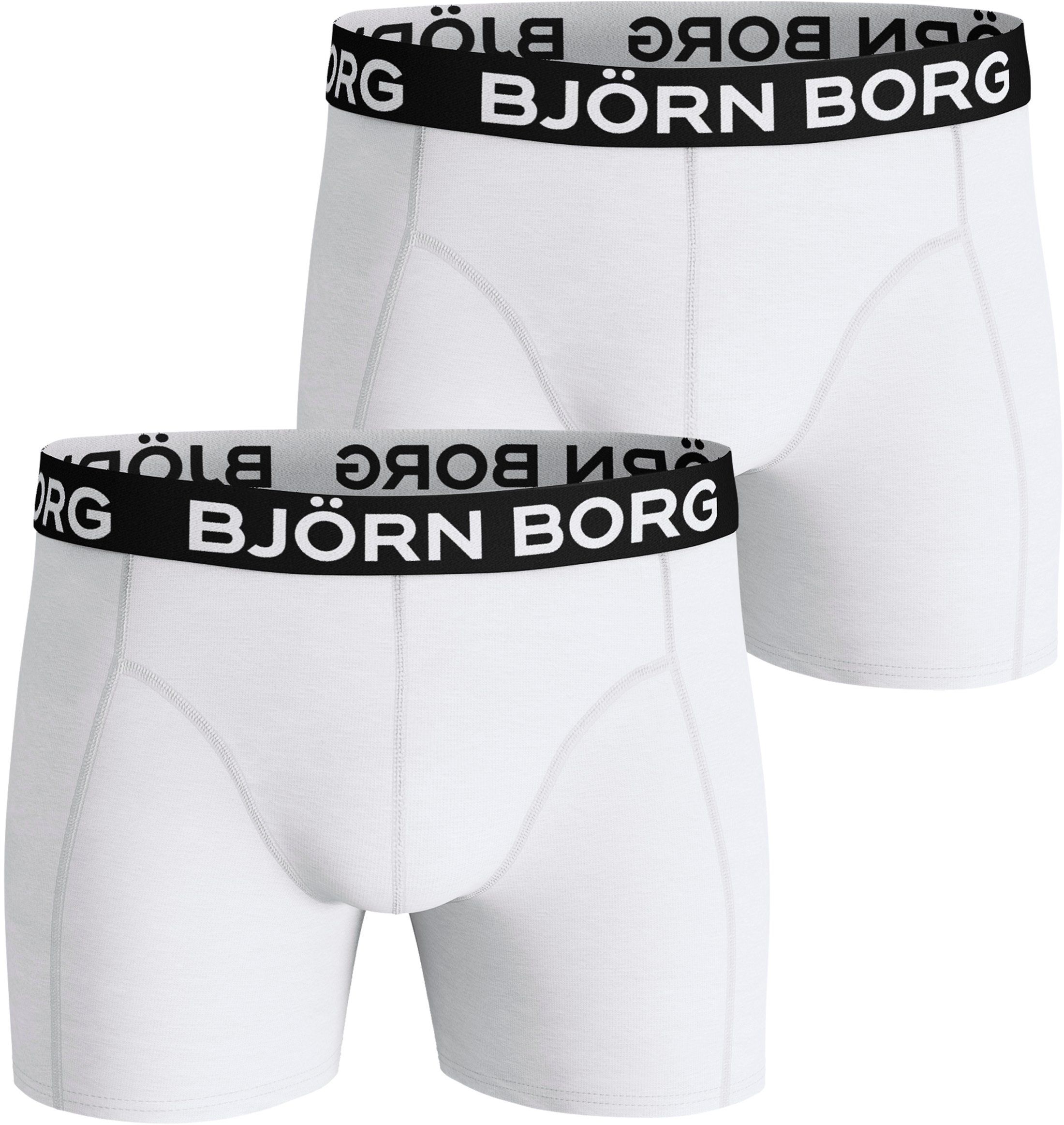 Bjorn Borg Shorts Solid 2 Pack White size S