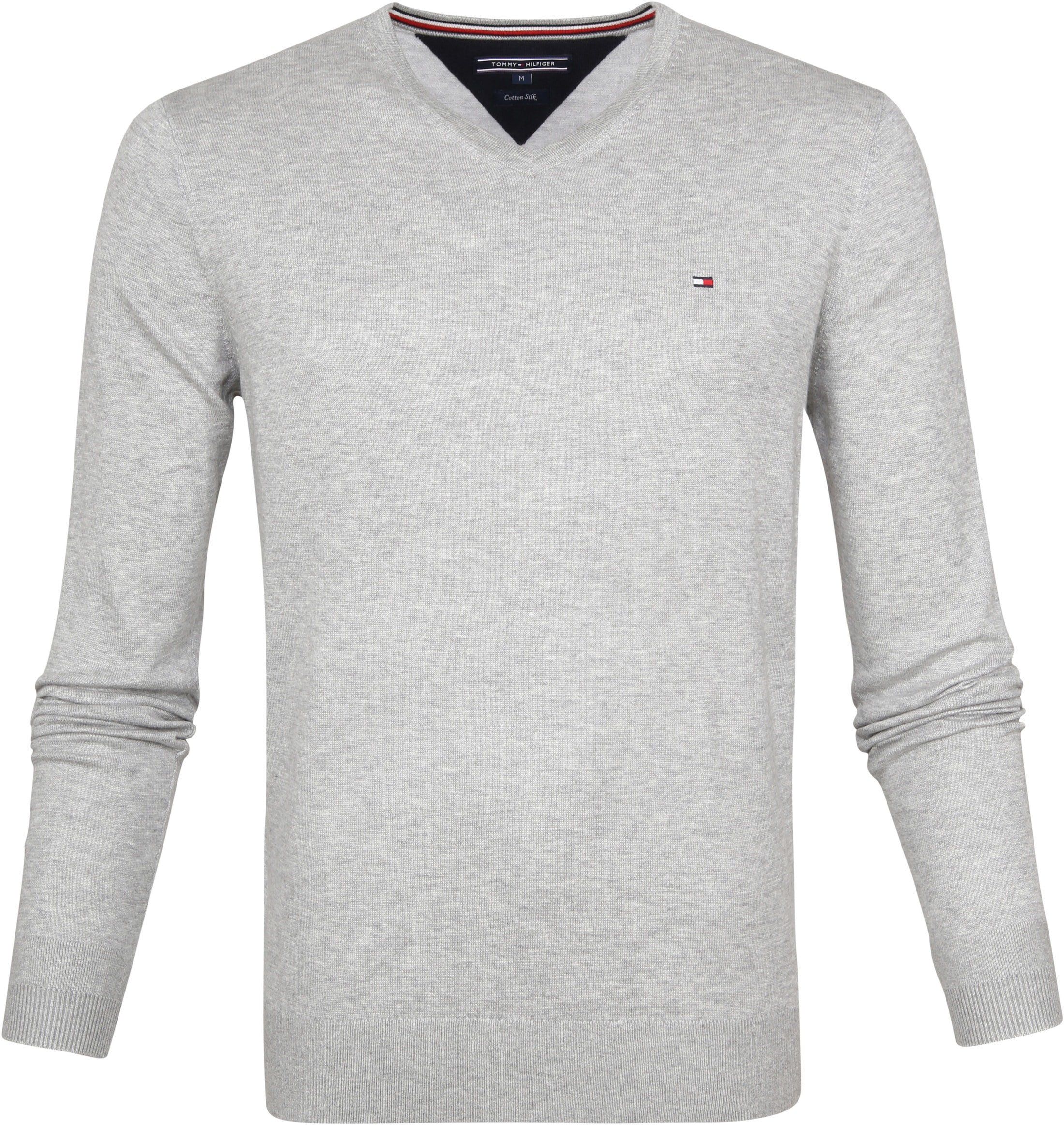 Tommy Hilfiger Pullover V-Neck Light Grey size S