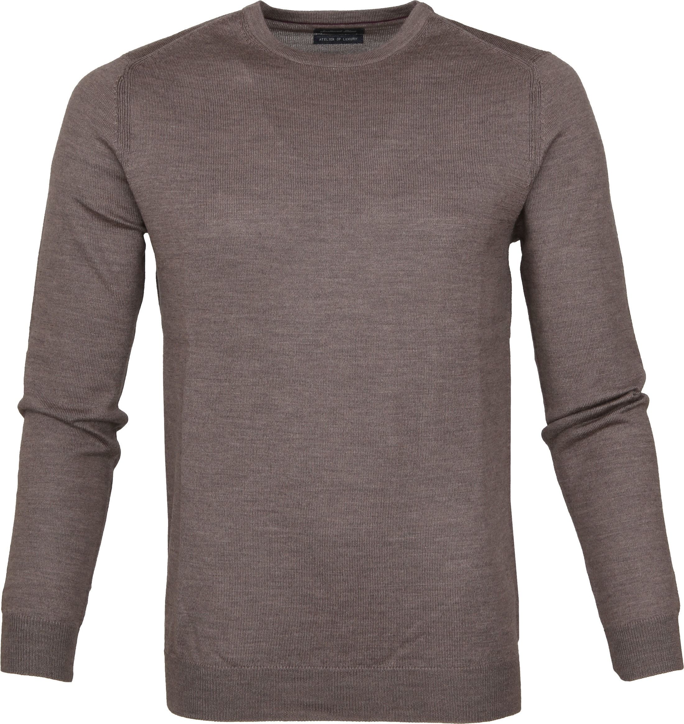 Suitable Merino Pullover Rick Light Brown size 3XL