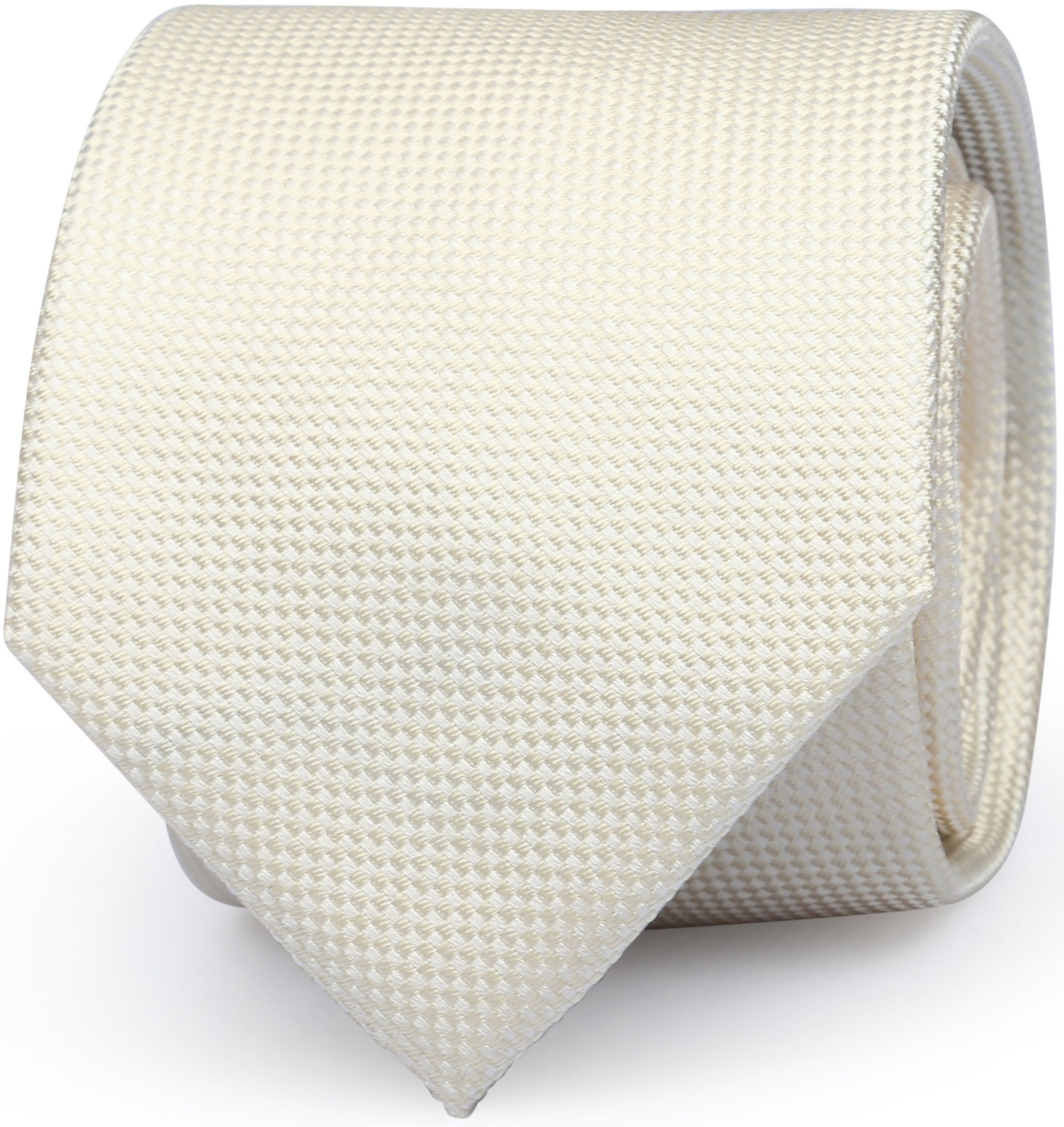 Suitable Silk Tie Ecru Beige Off-White