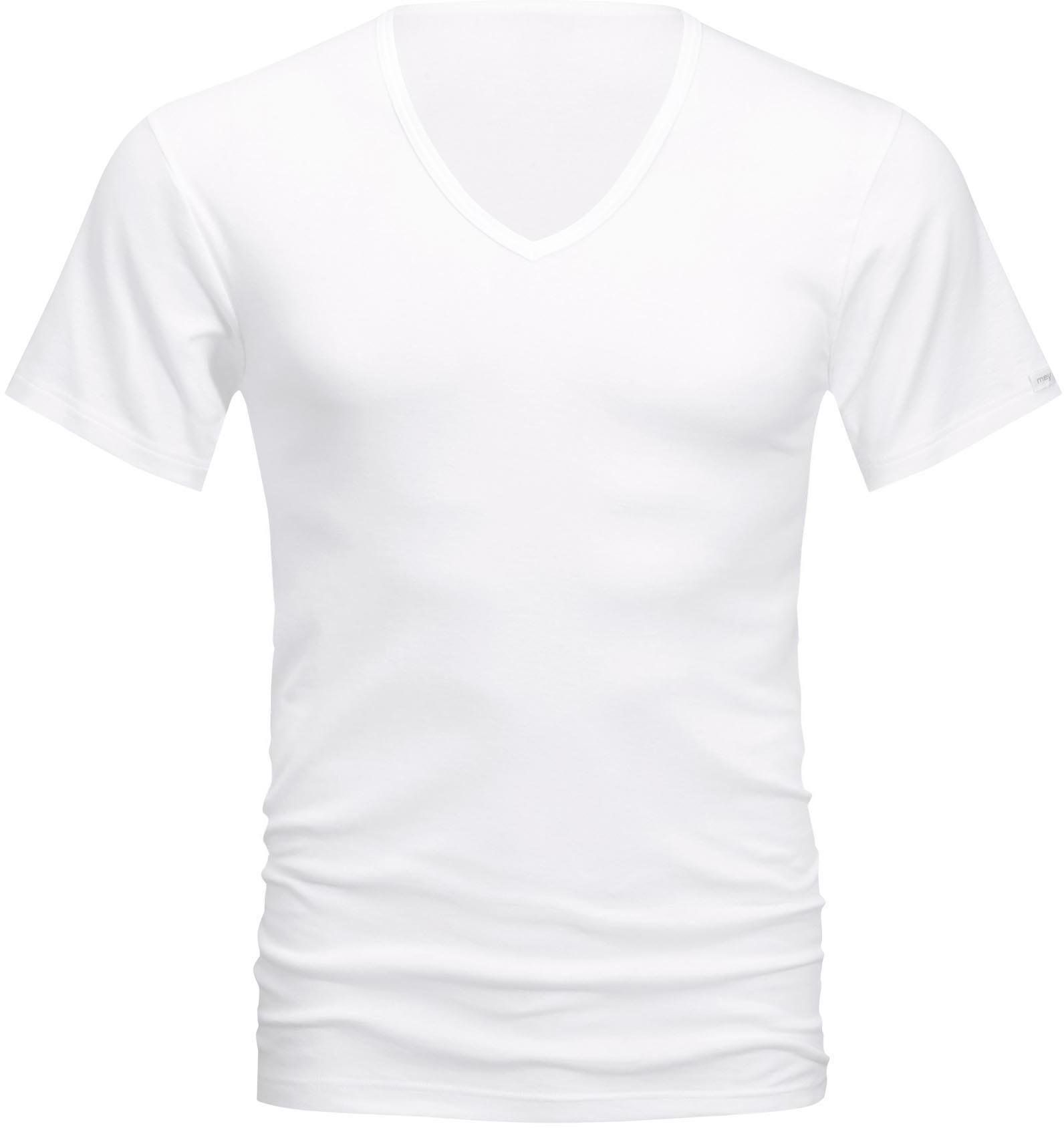 Mey Noblesse V-neck T-shirt White size L