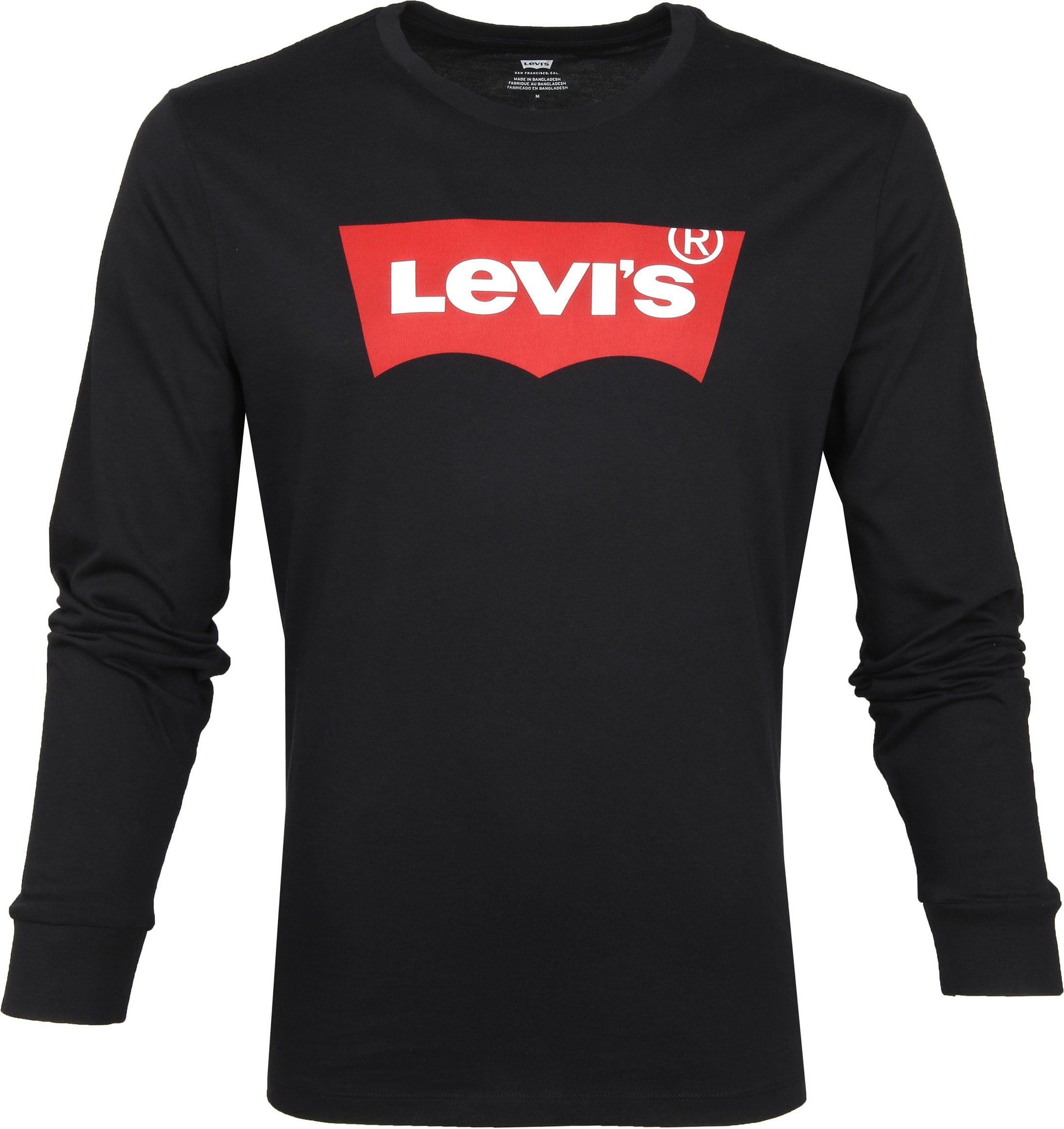 Levi's Original LS T-shirt Black size L