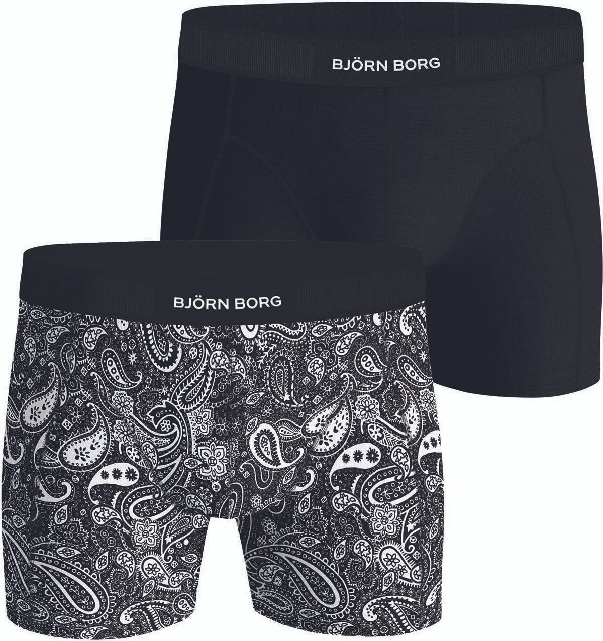 Bjorn Borg Performance Boxers 2-Pack Black size L